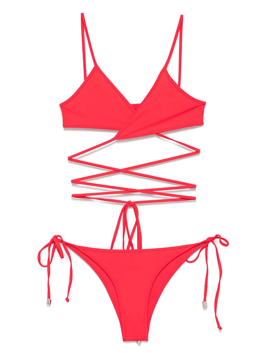 criss-cross straps bikini