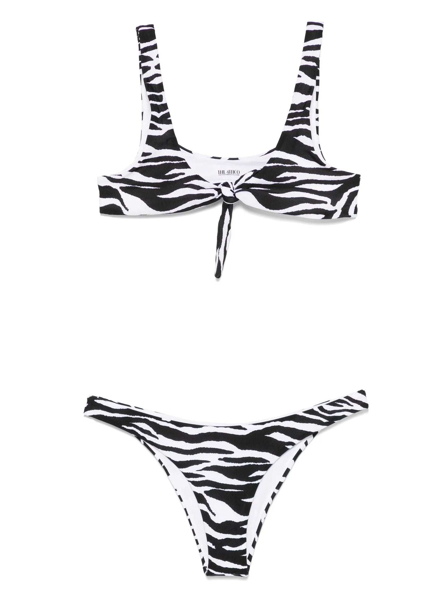 zebra-print bikini