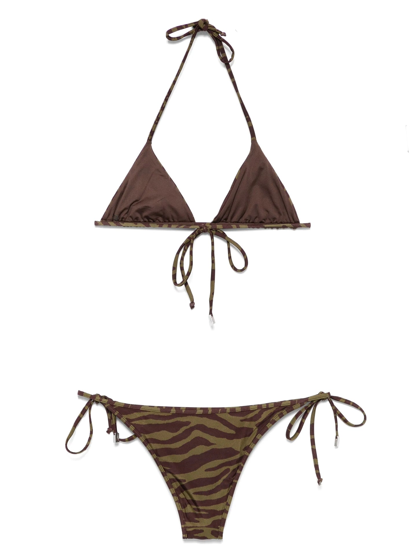 zebra-print bikini