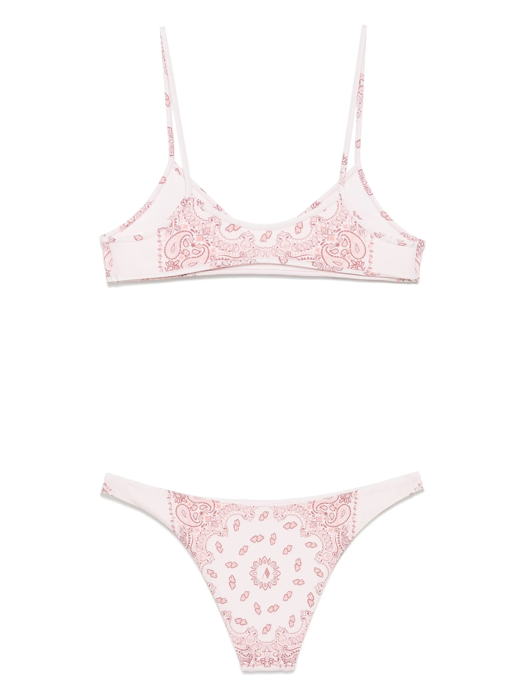 paisley-print bikini