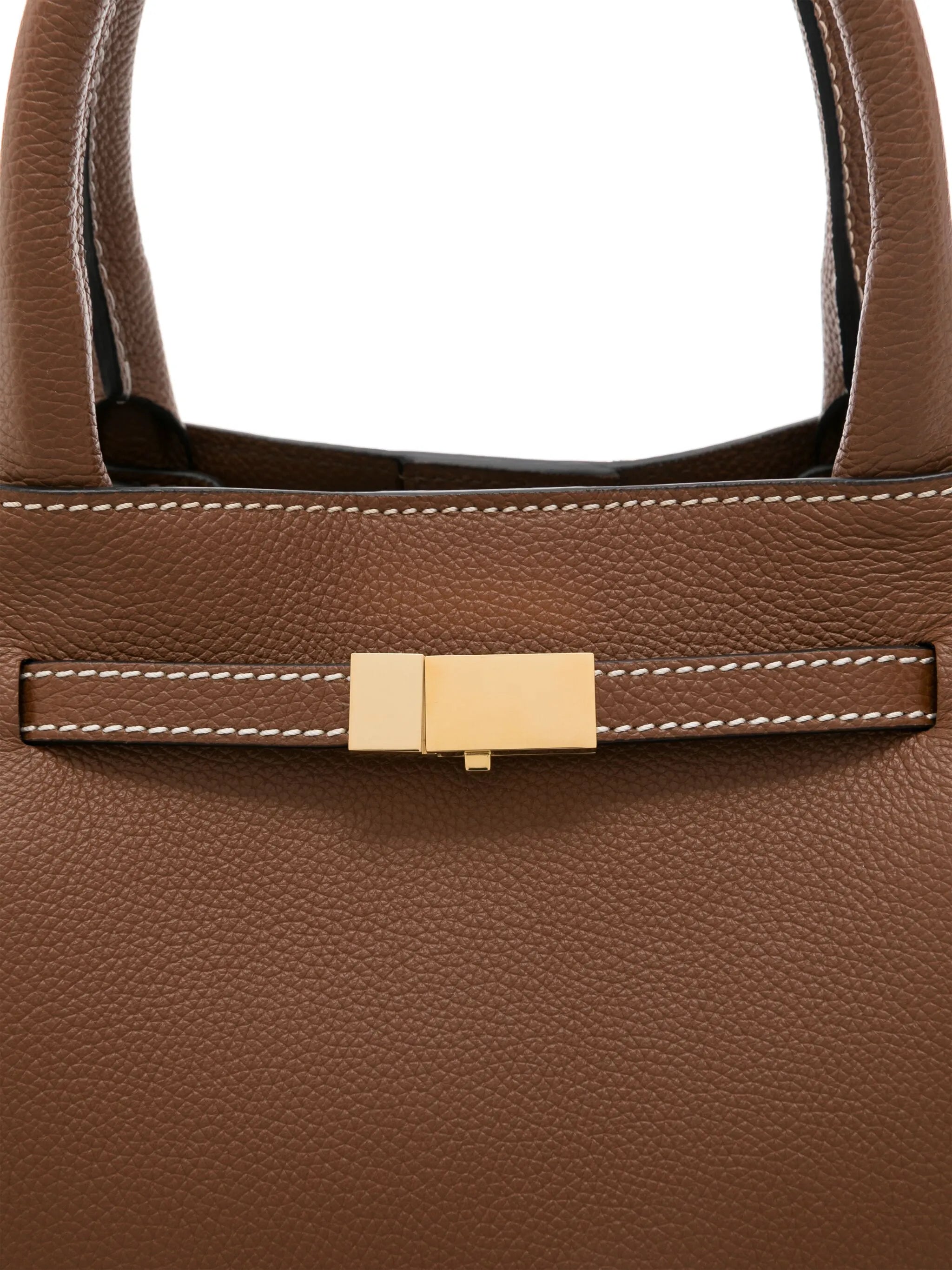 The Midi New York leather tote bag