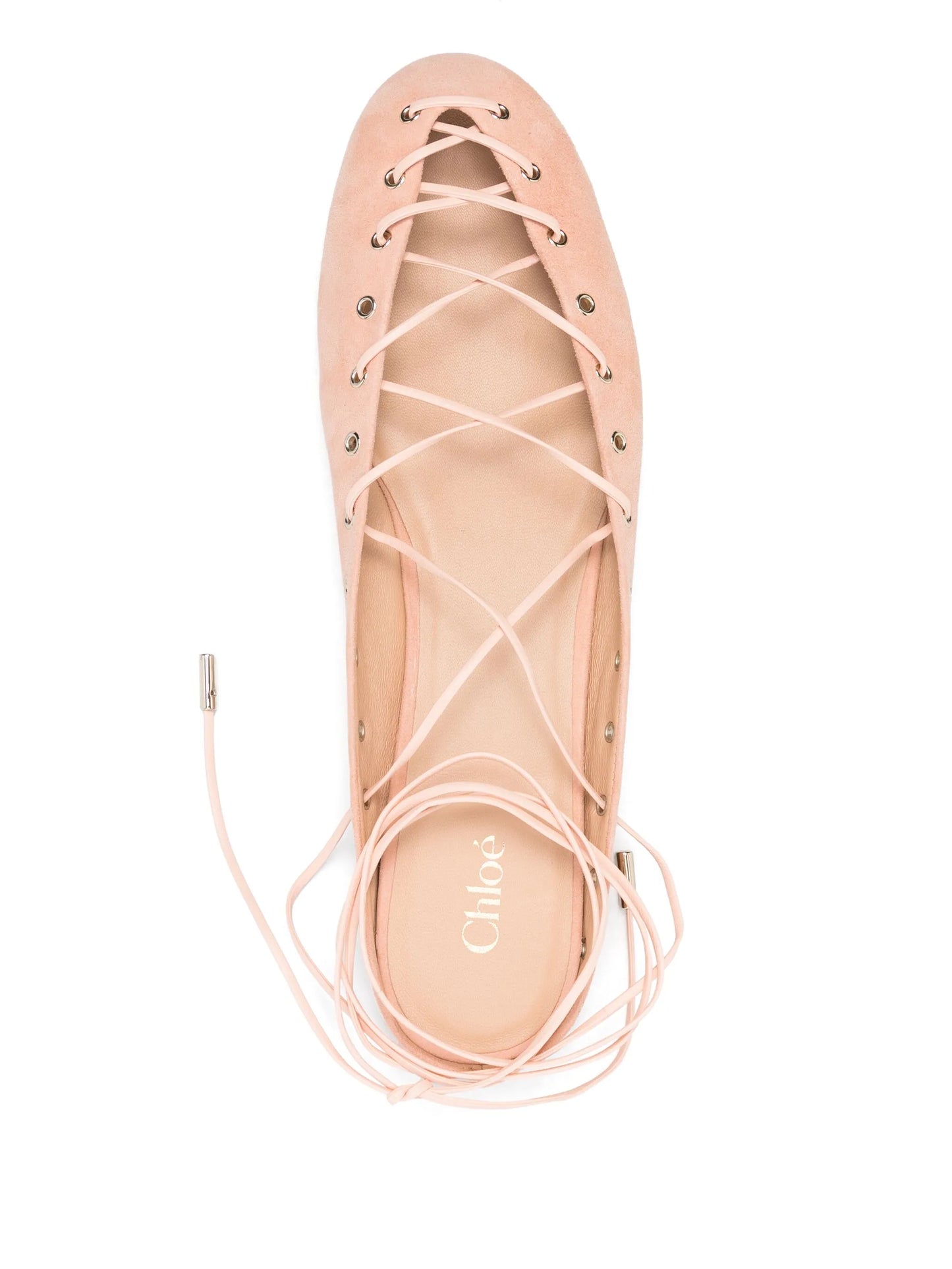 Ghillies ballet flats