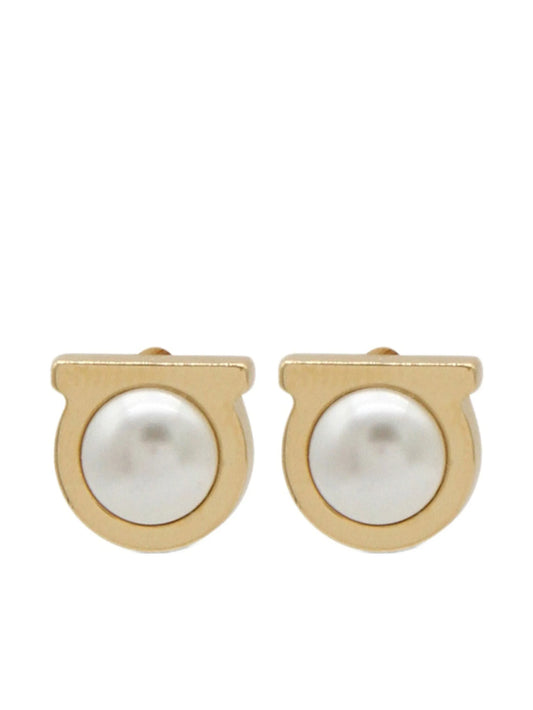 Gancini stud earrings