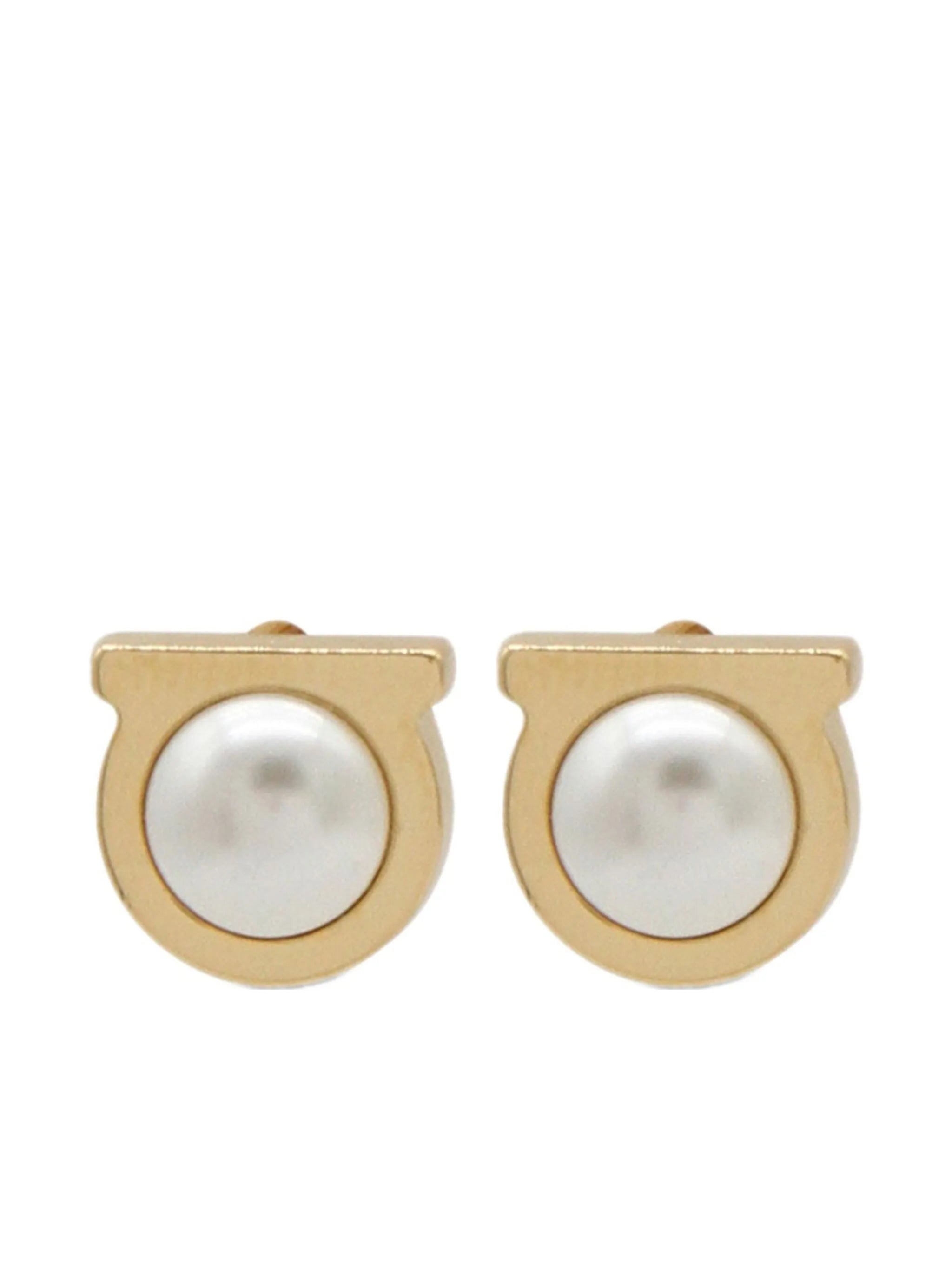 Gancini stud earrings