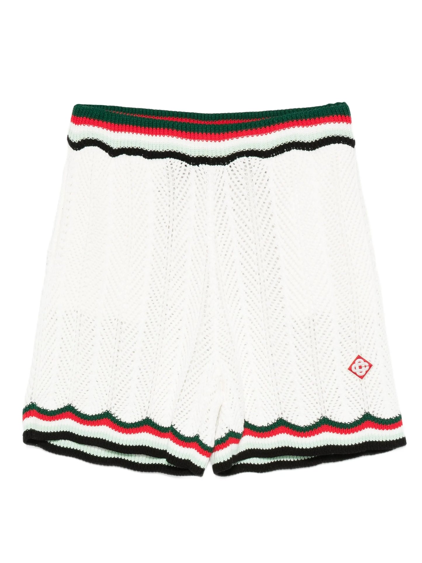 stripe-trim shorts