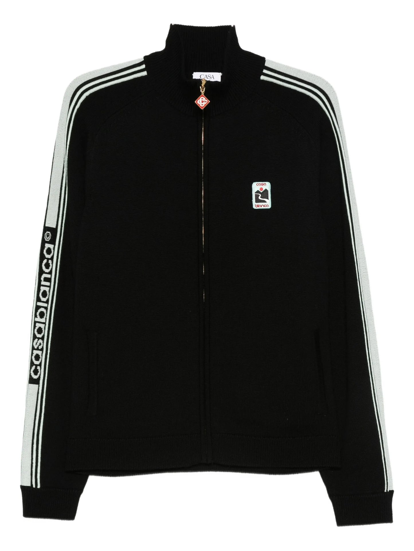stripe-detail sweatshirt