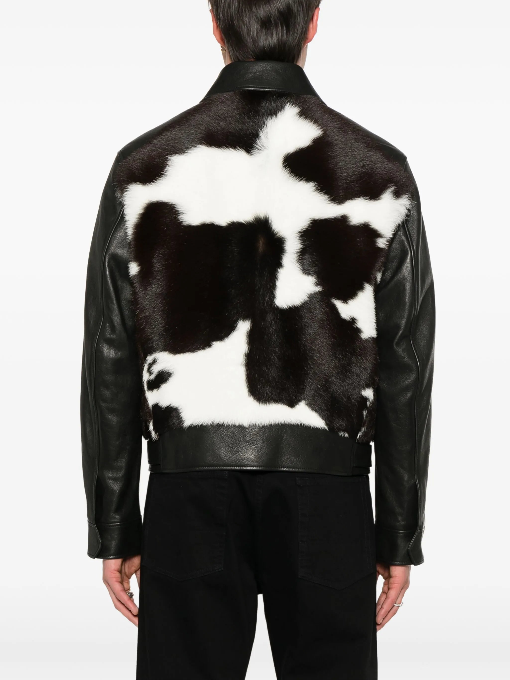 leather biker jacket