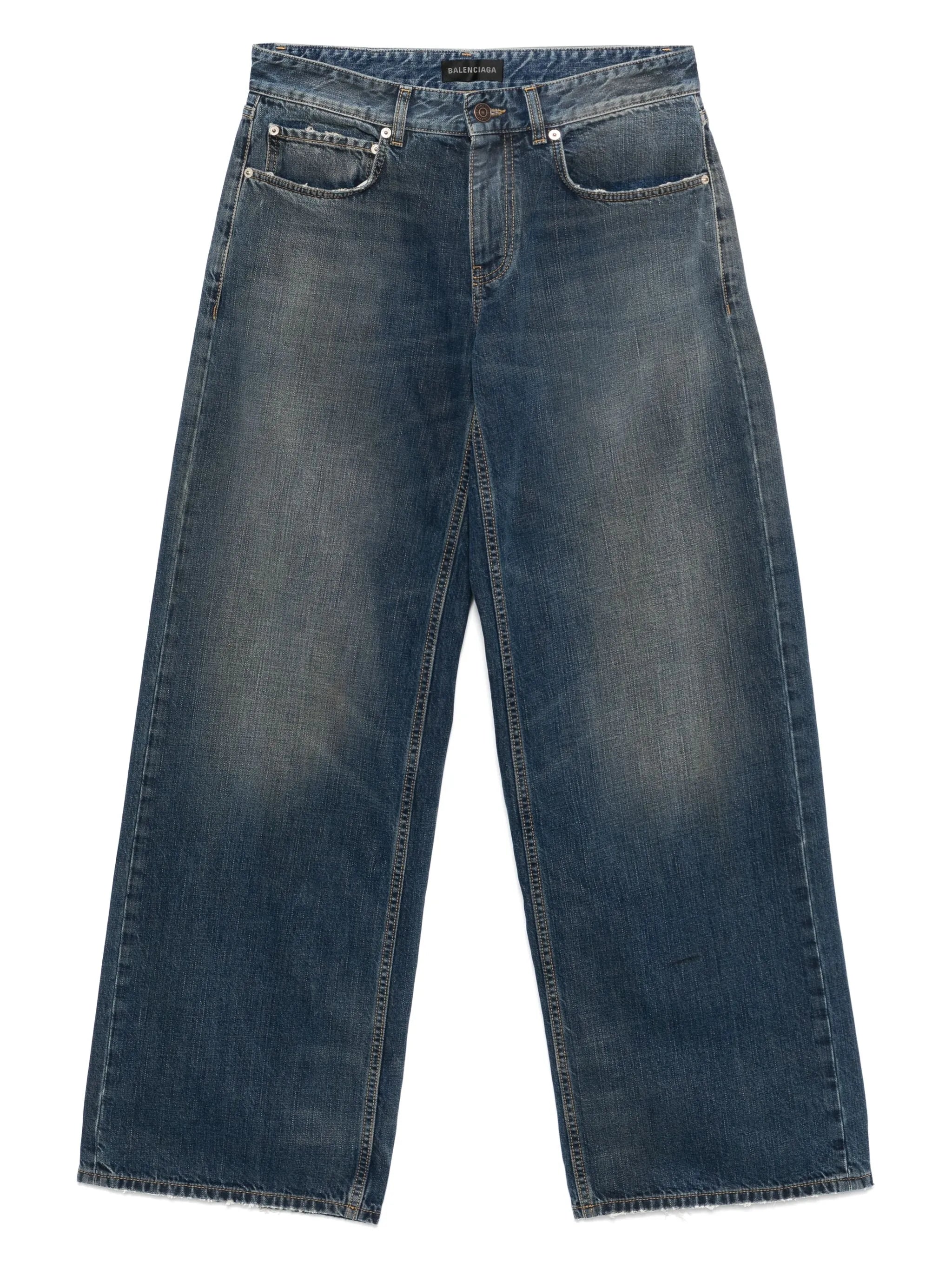 logo-patch jeans