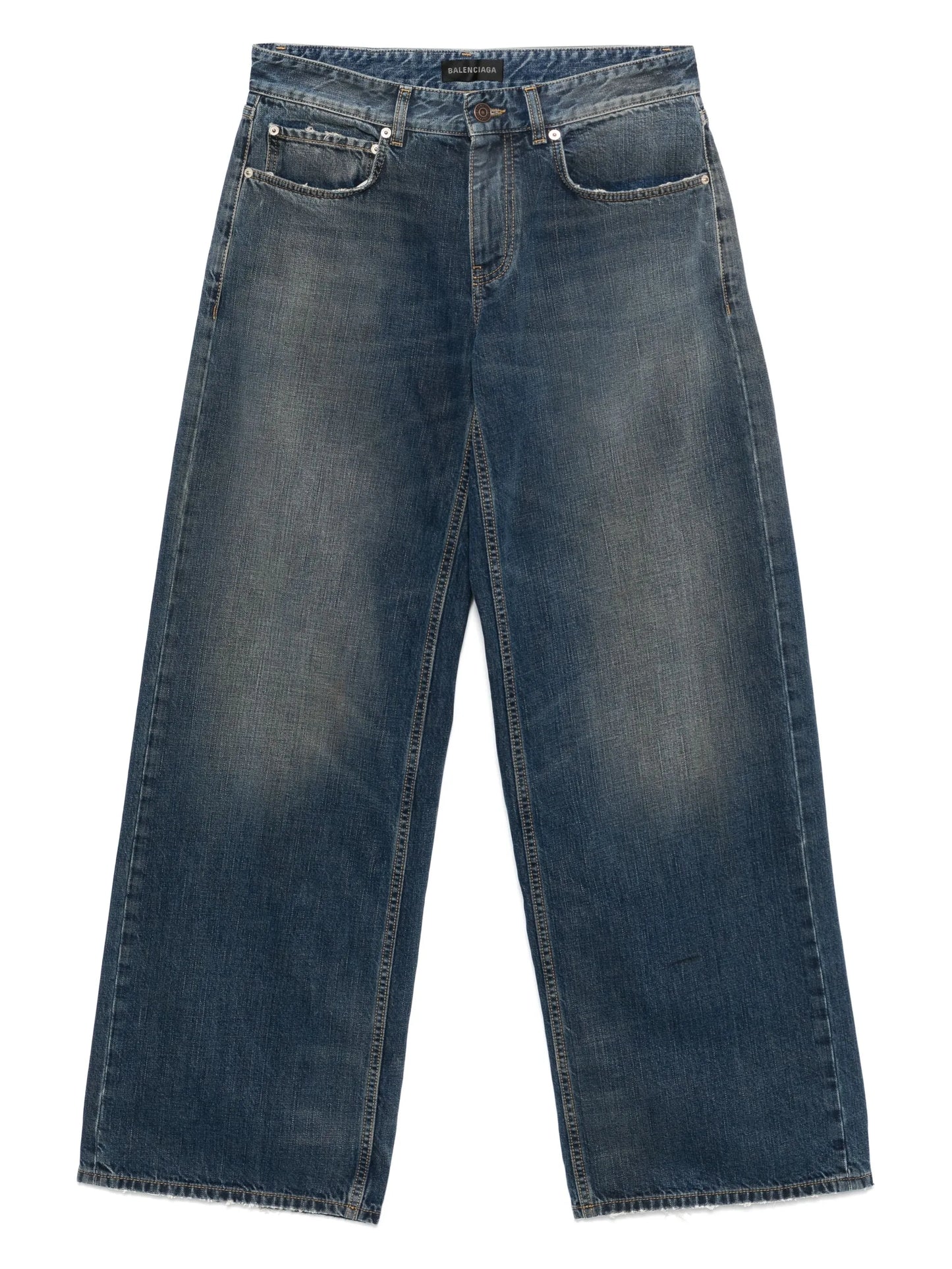 logo-patch jeans