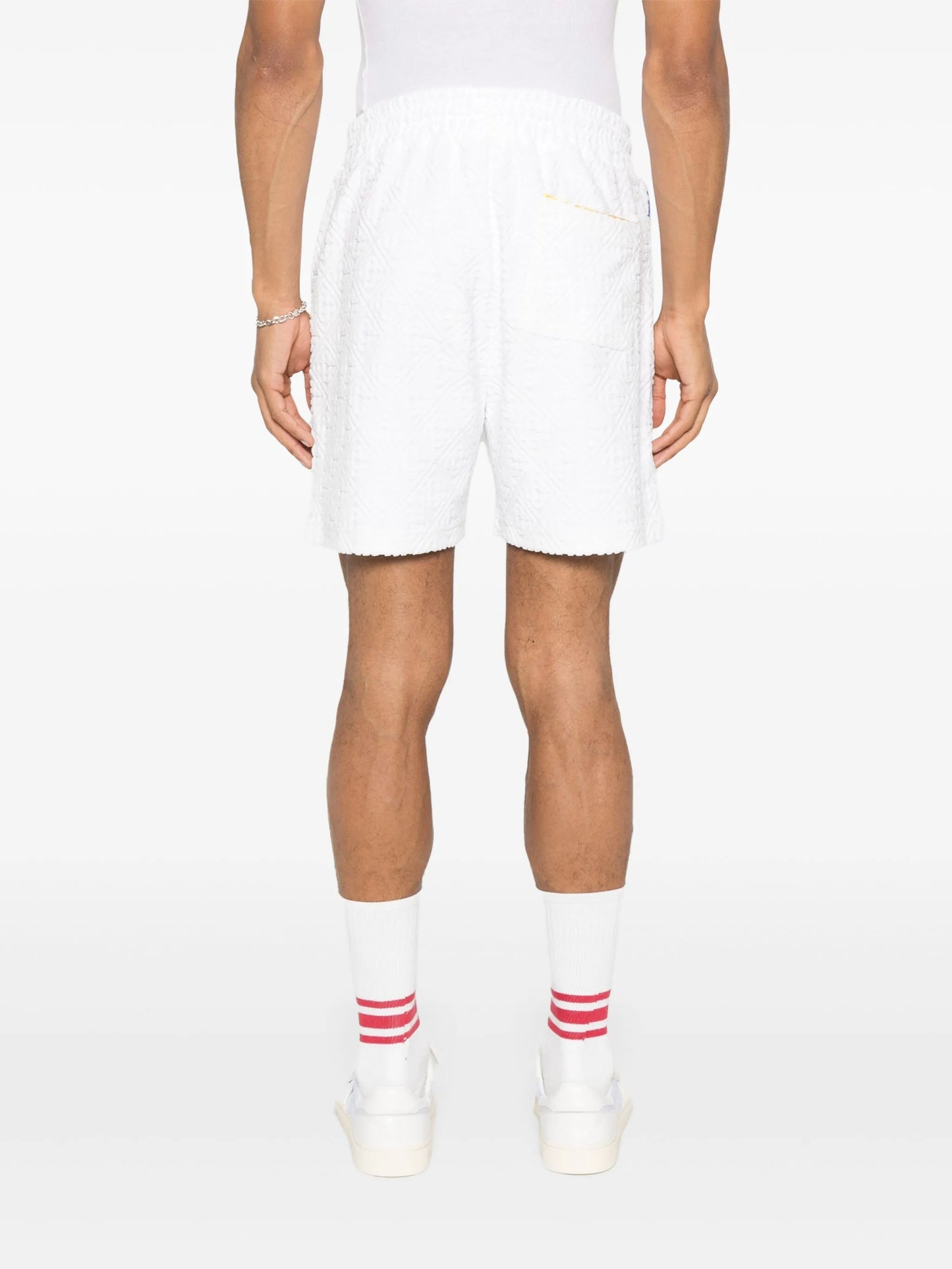monogram towelling shorts