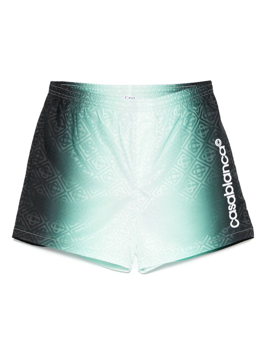 gradient-print swim shorts