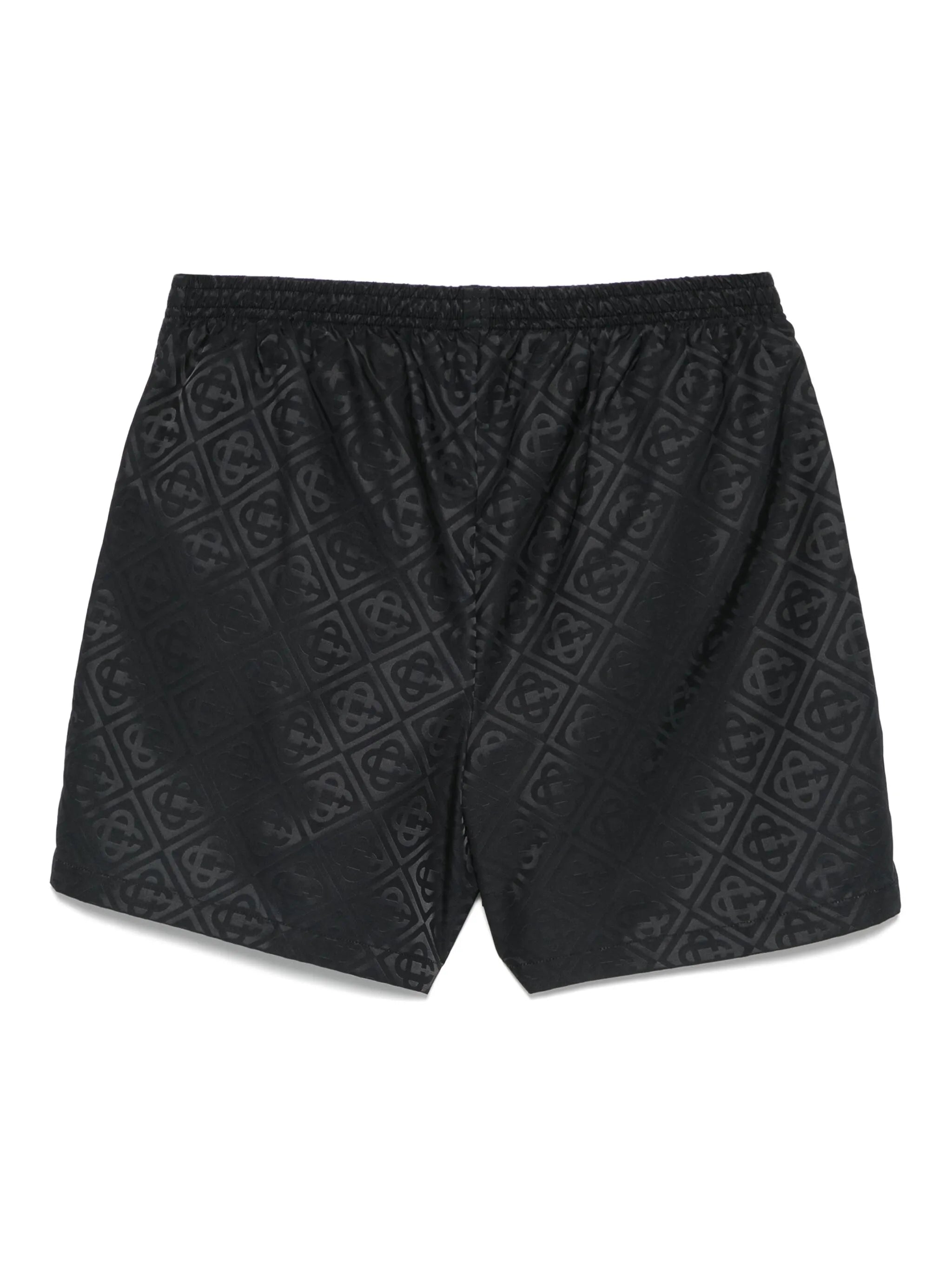 stripe-jacquard swim shorts