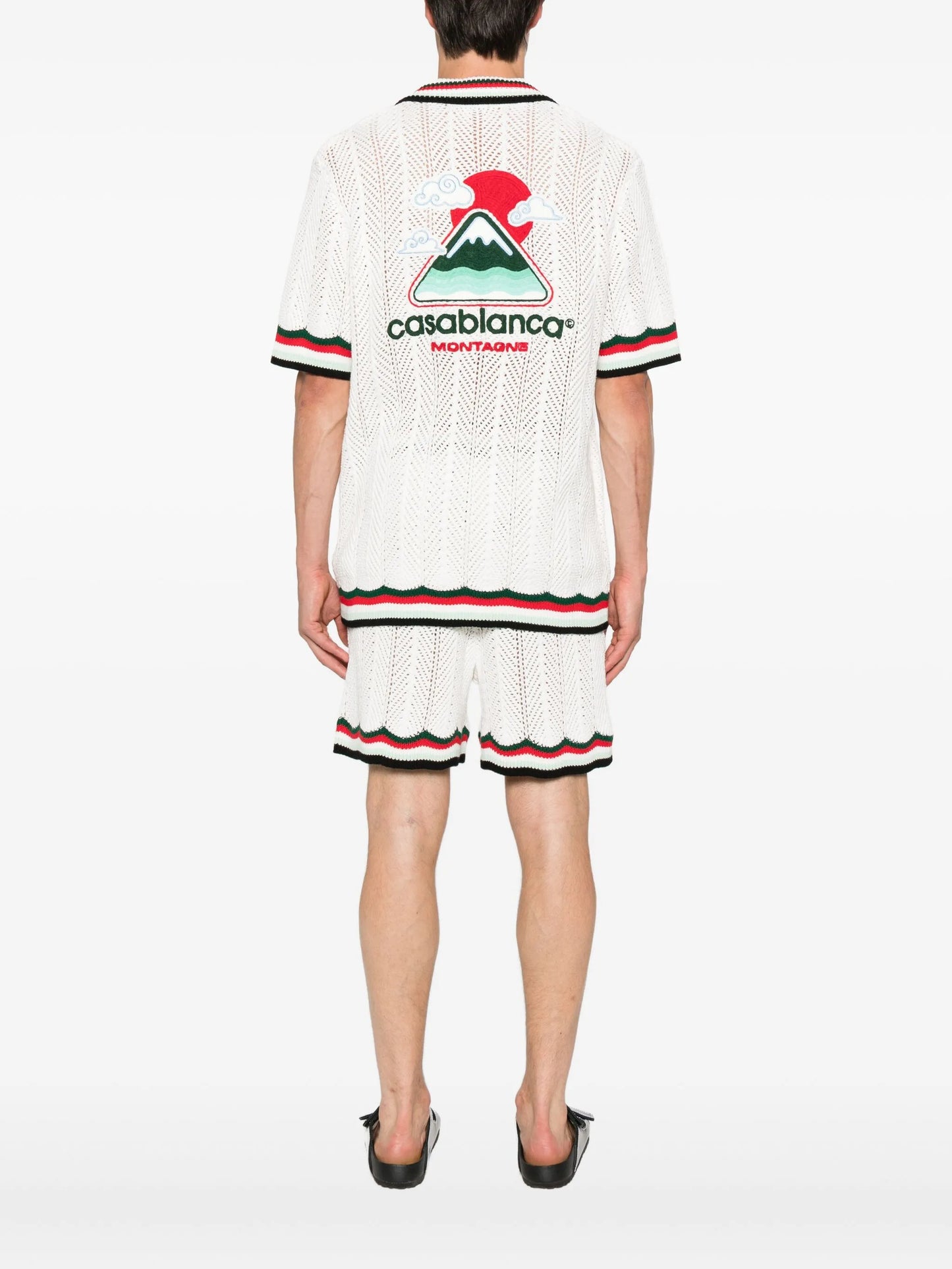 logo-embroidered shirt