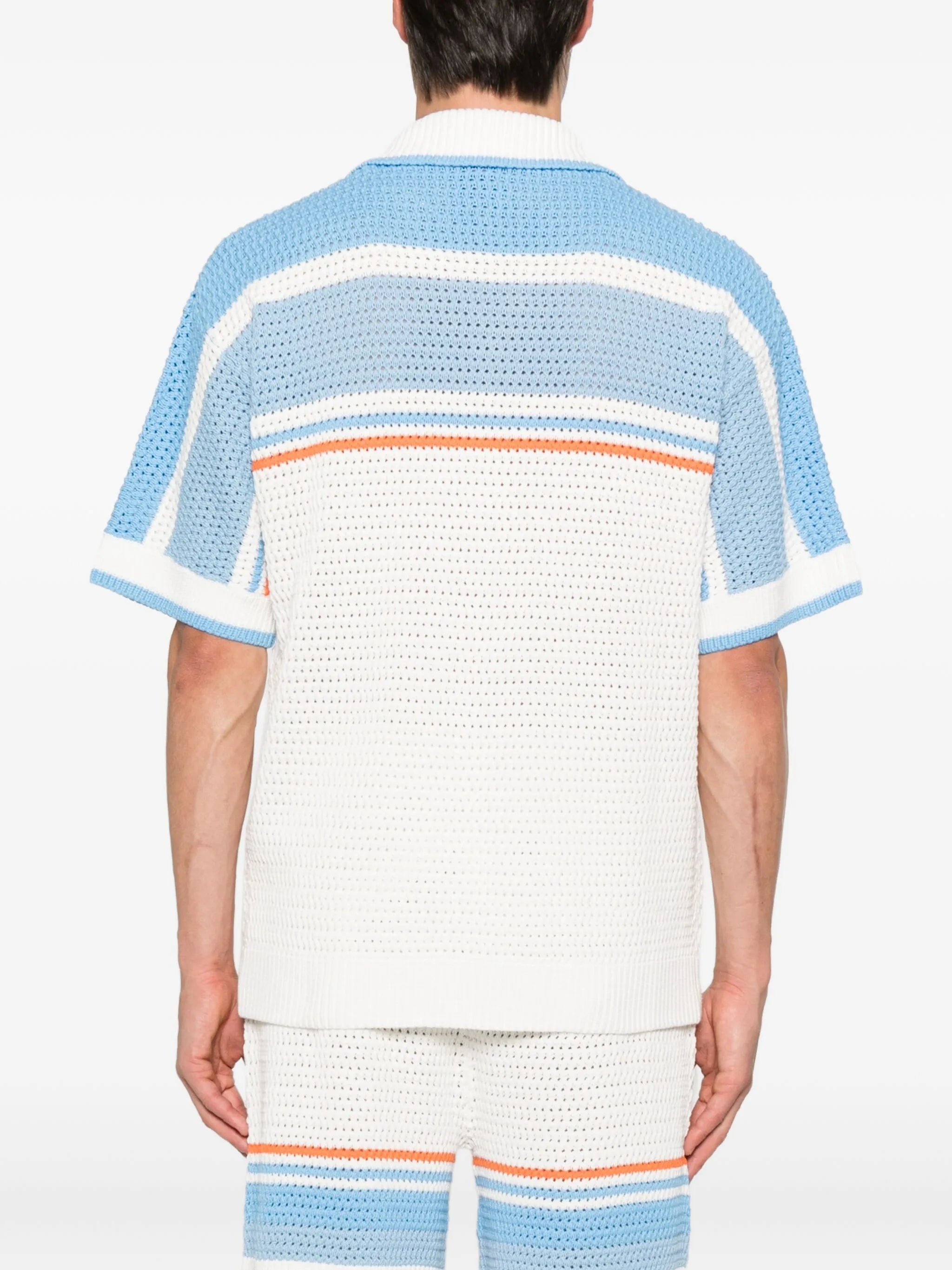 stripe-detail shirt