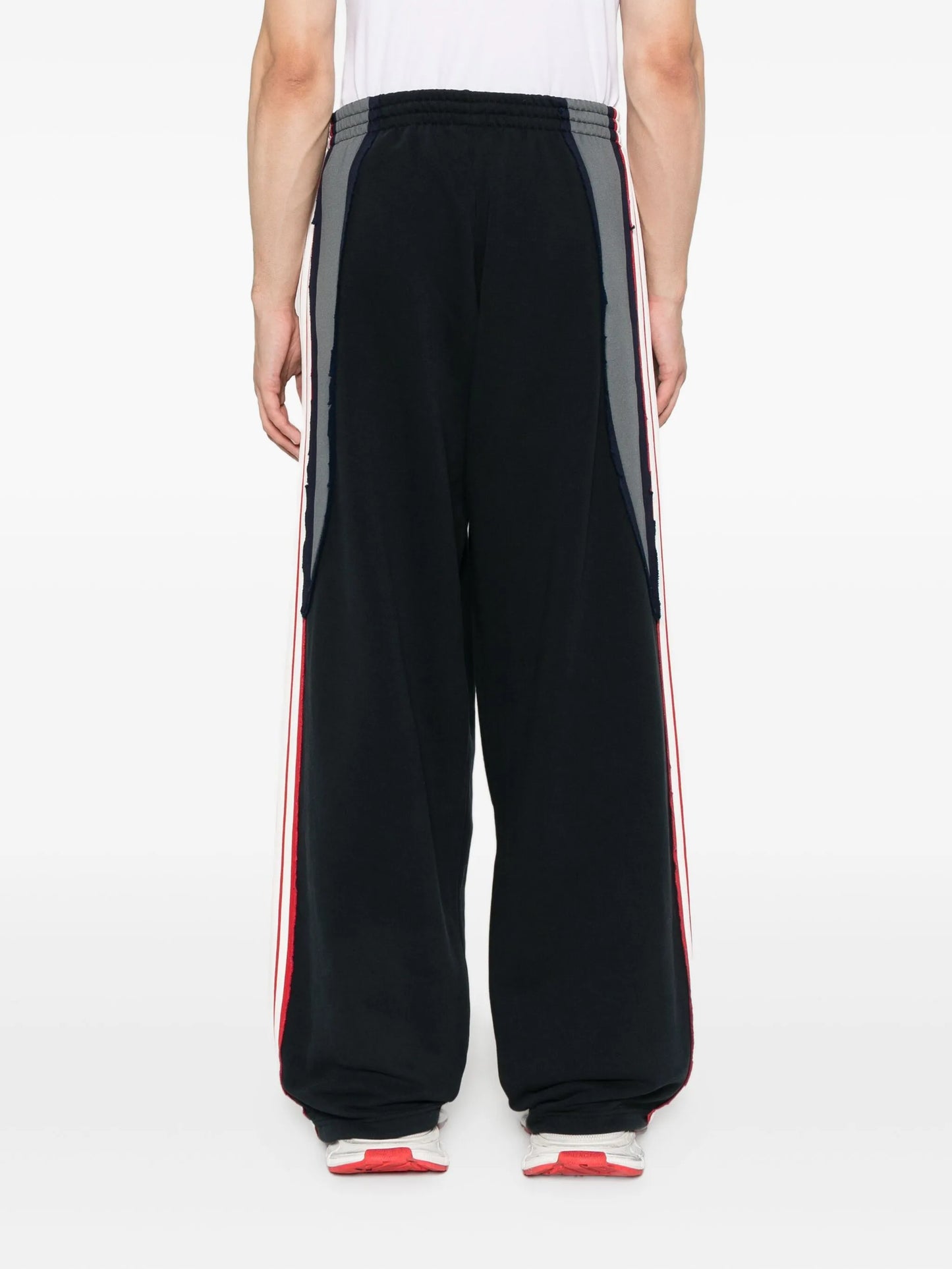 wide-leg track pants