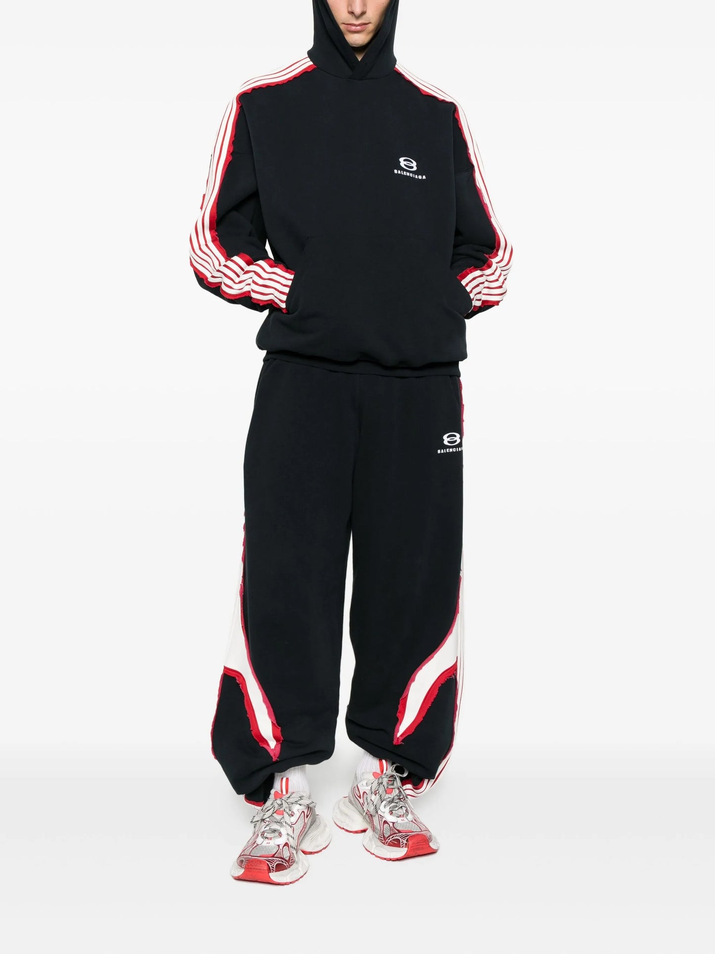 wide-leg track pants