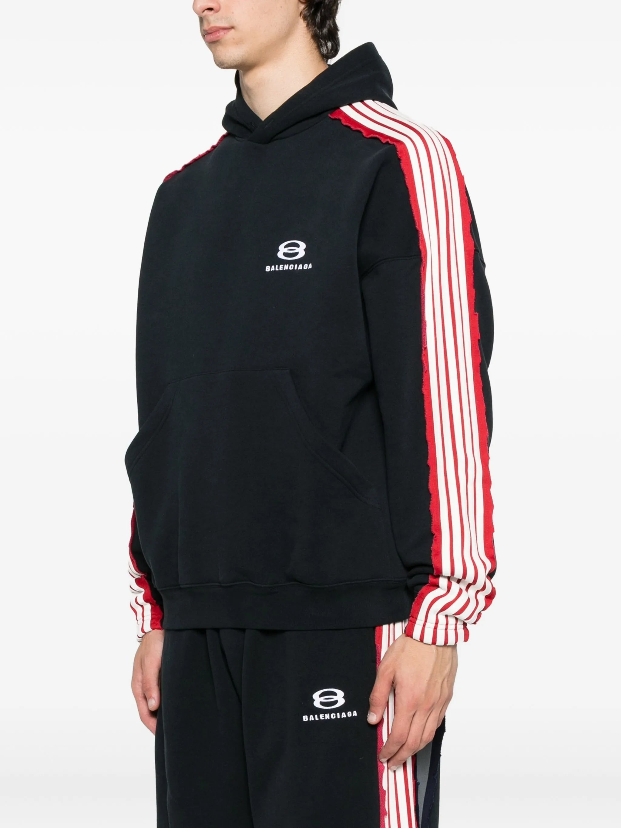 striped hoodie