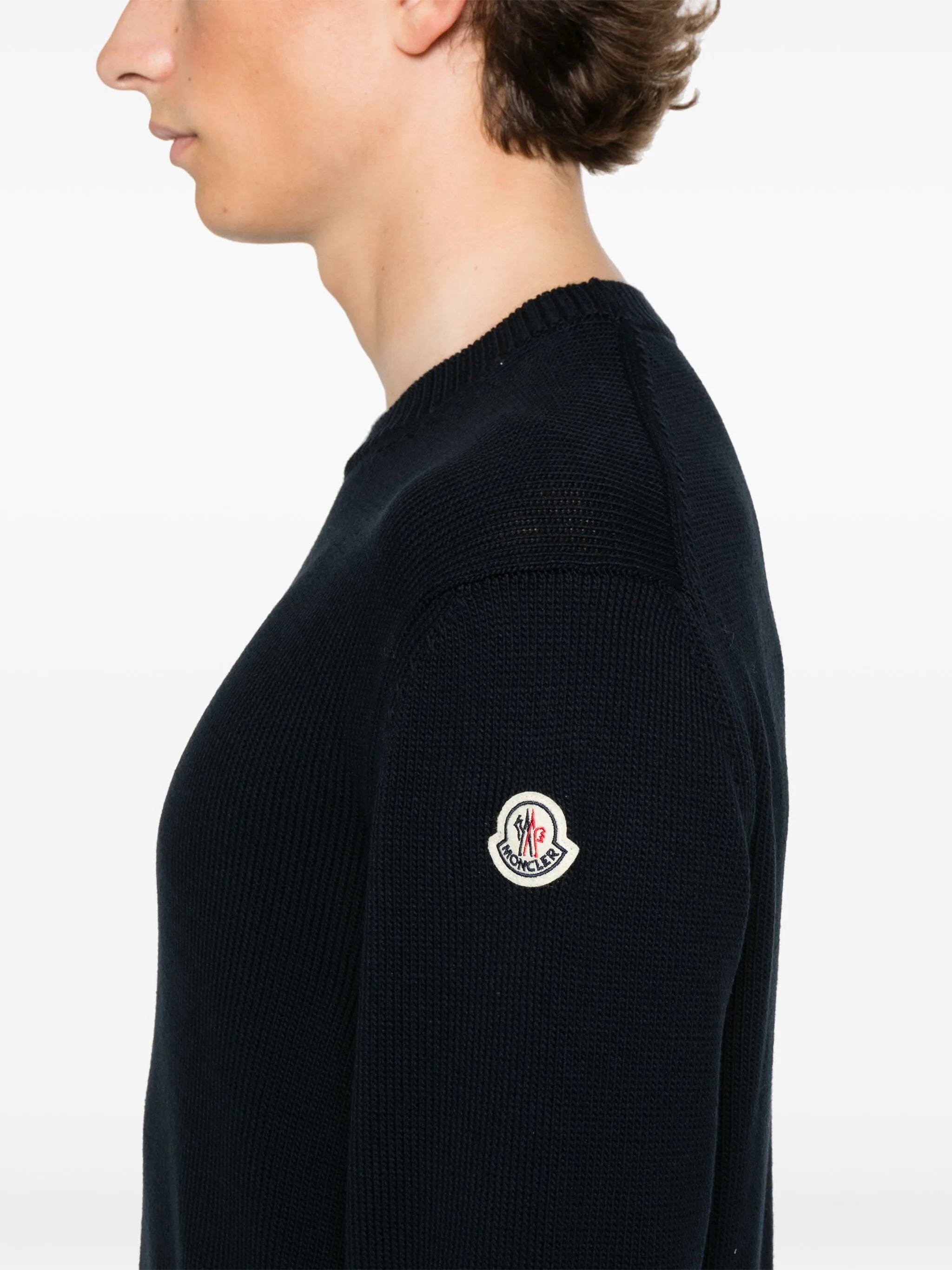 logo-patch sweater
