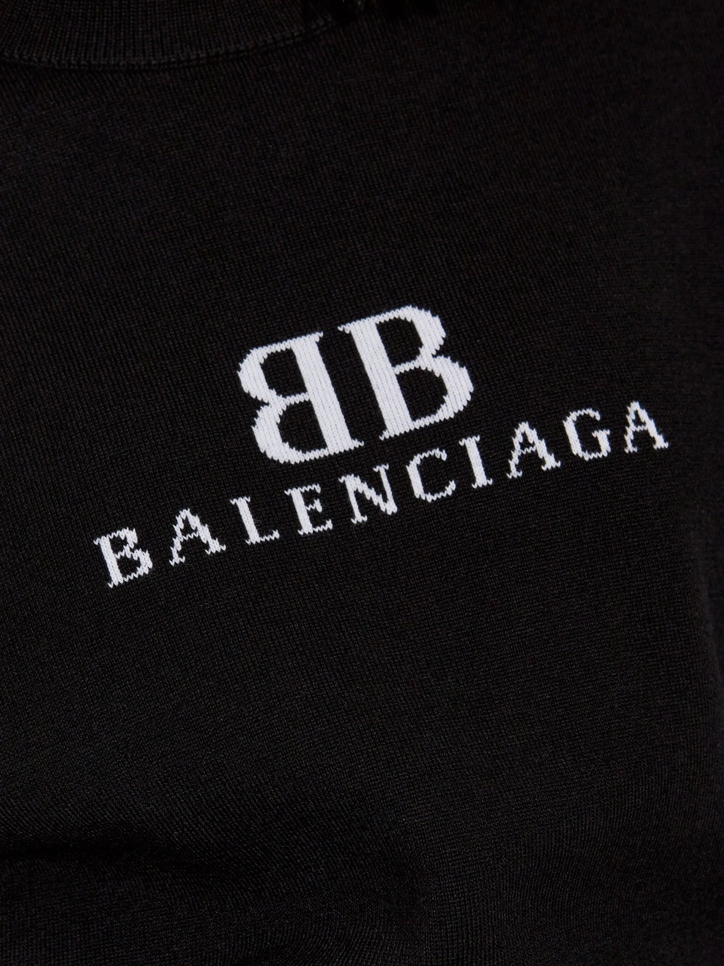logo-intarsia sweater