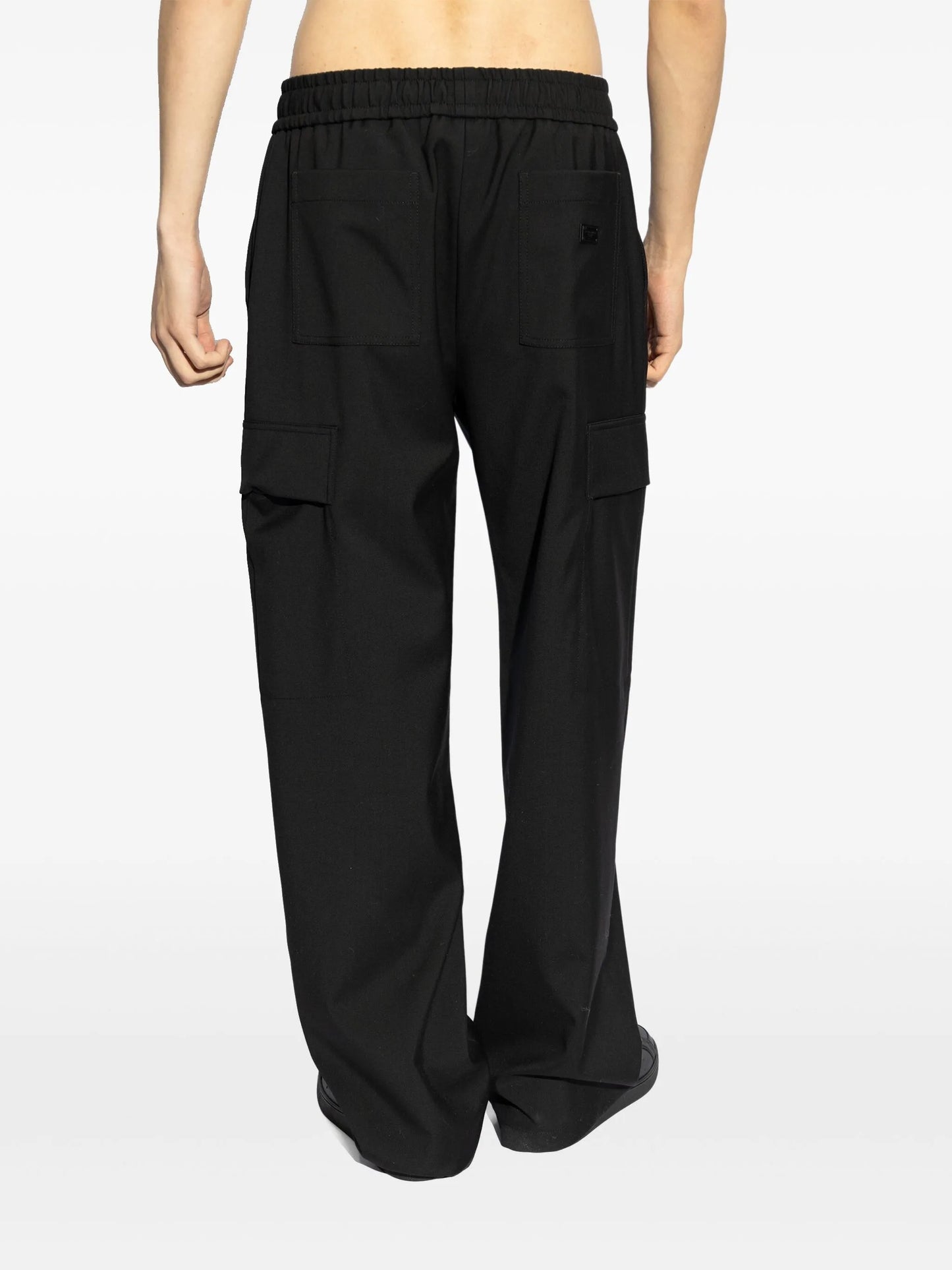 logo-plaque cargo trousers