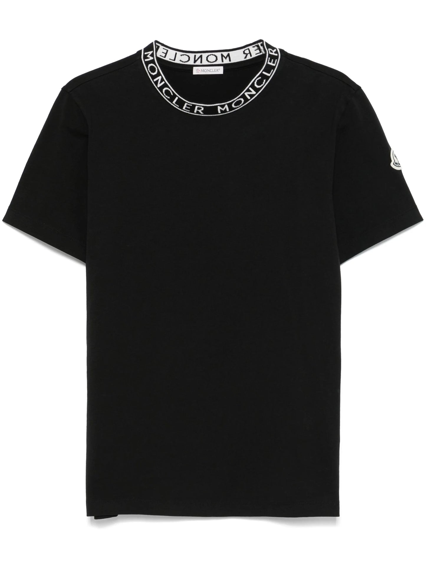 logo-collar T-shirt
