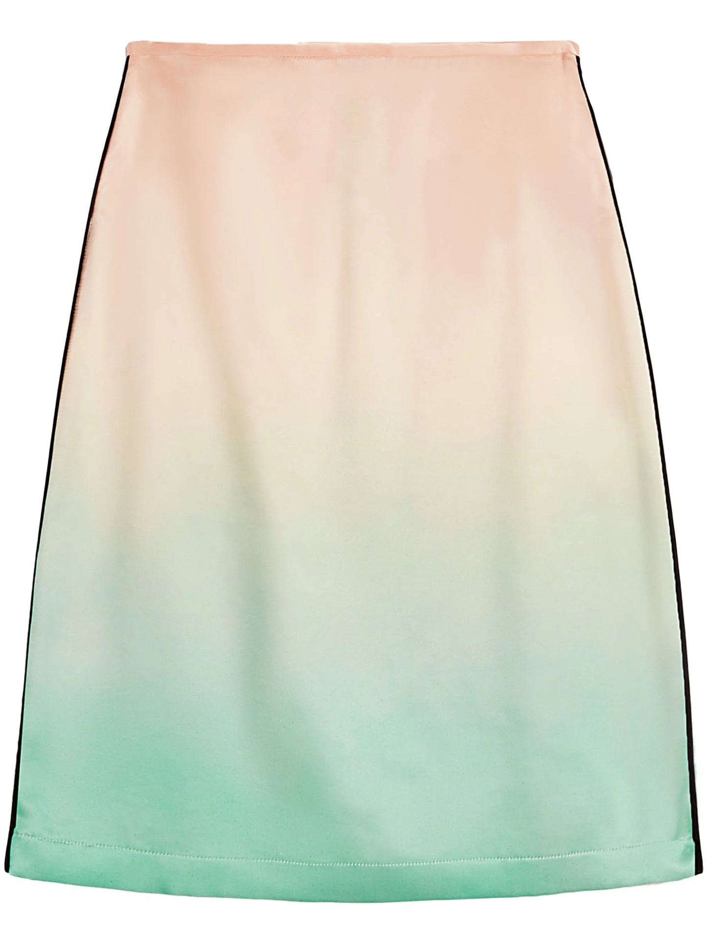 gradient-effect skirt