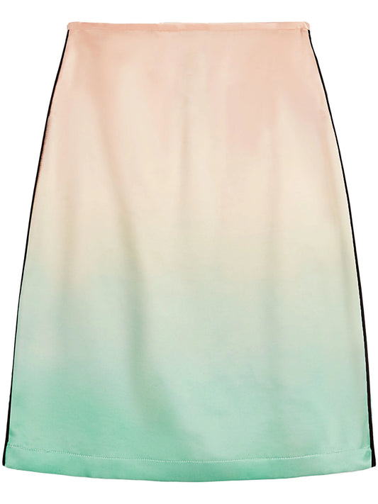 gradient-effect skirt
