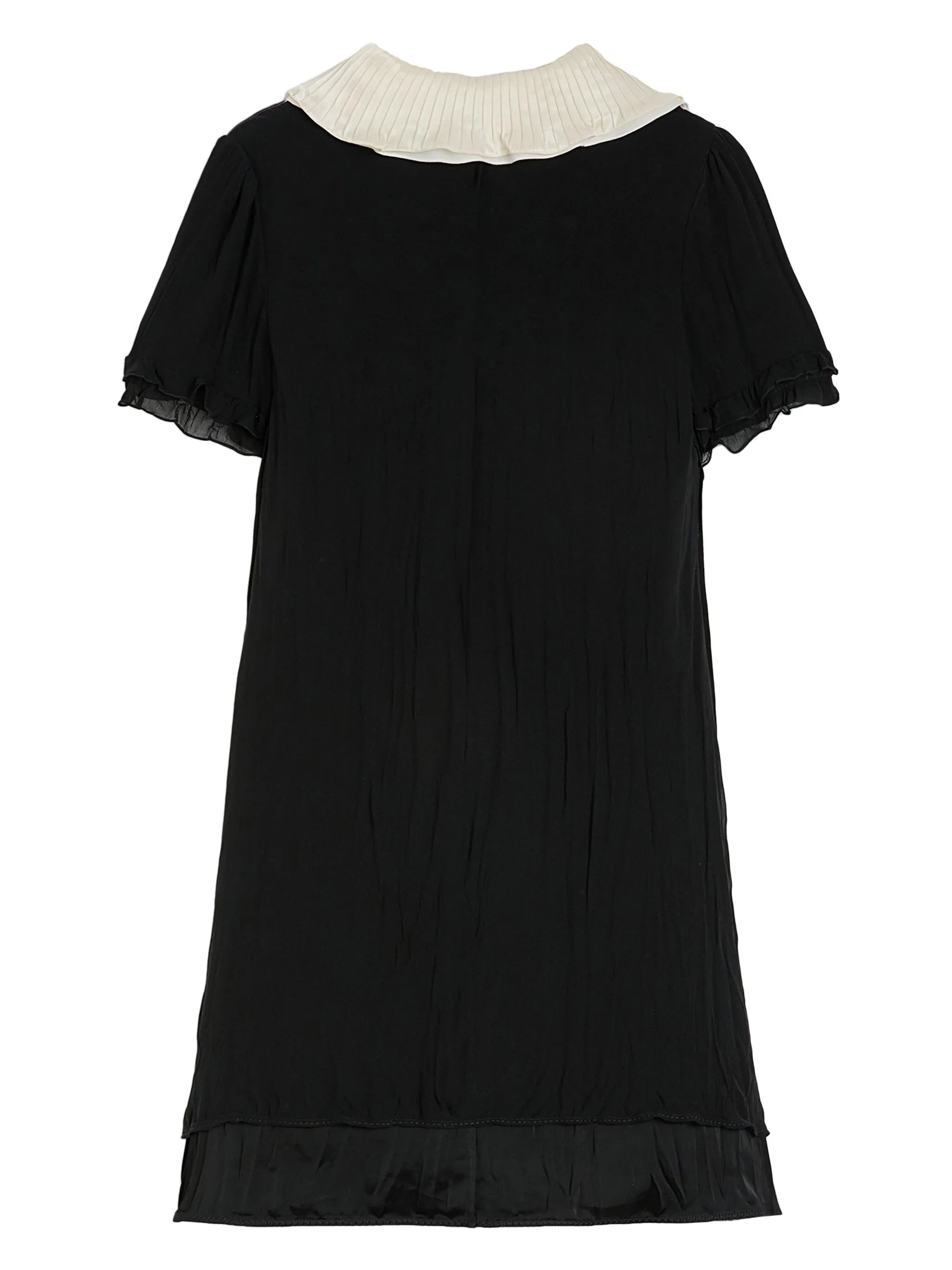ruffle-trim mini dress
