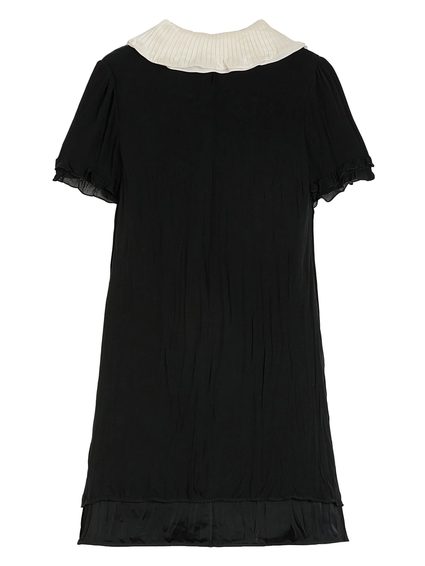 ruffle-trim mini dress