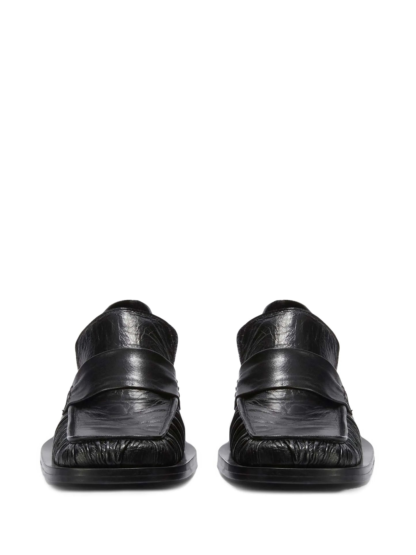leather loafers
