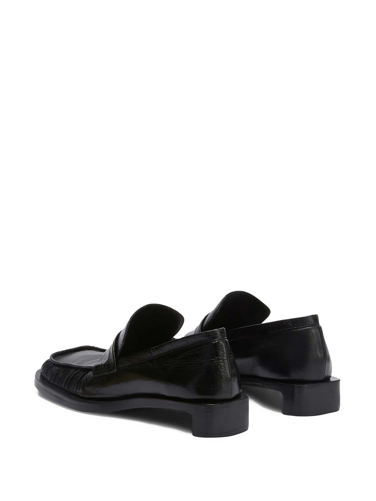 leather loafers