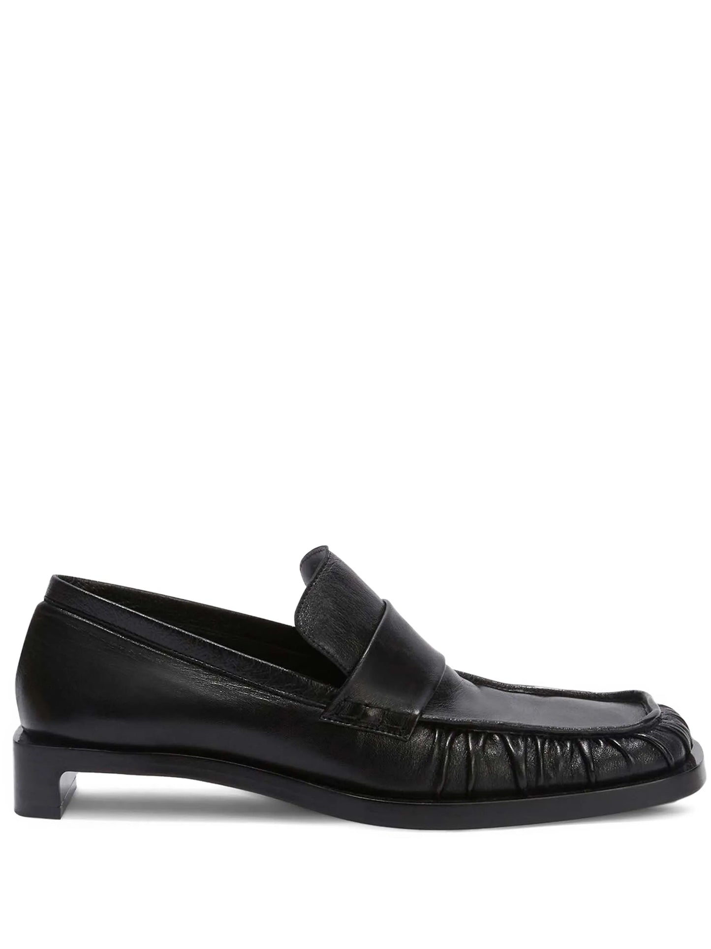 leather loafers