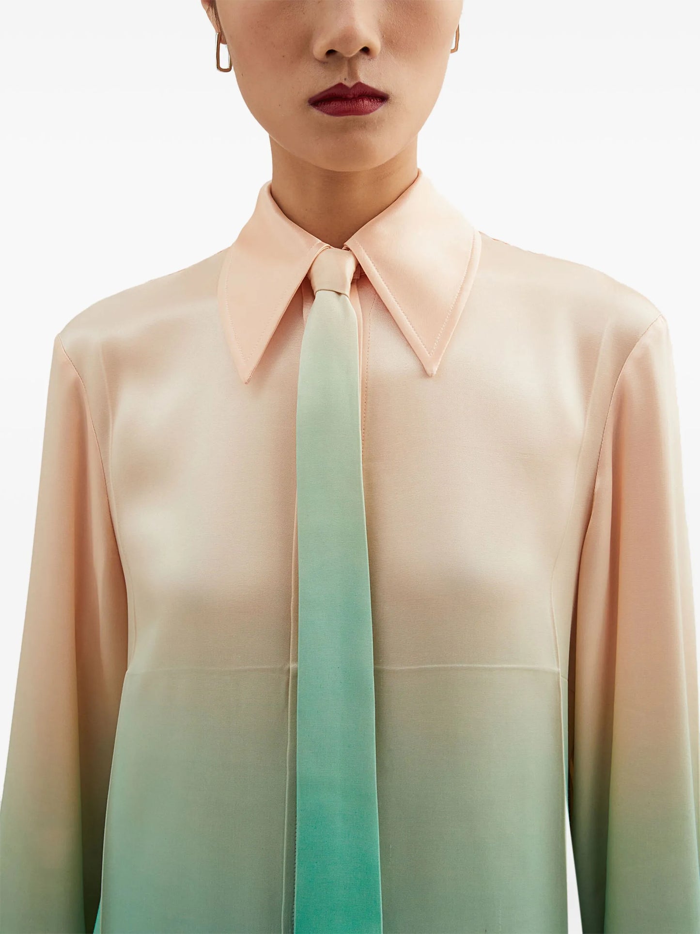 tie-detail shirt