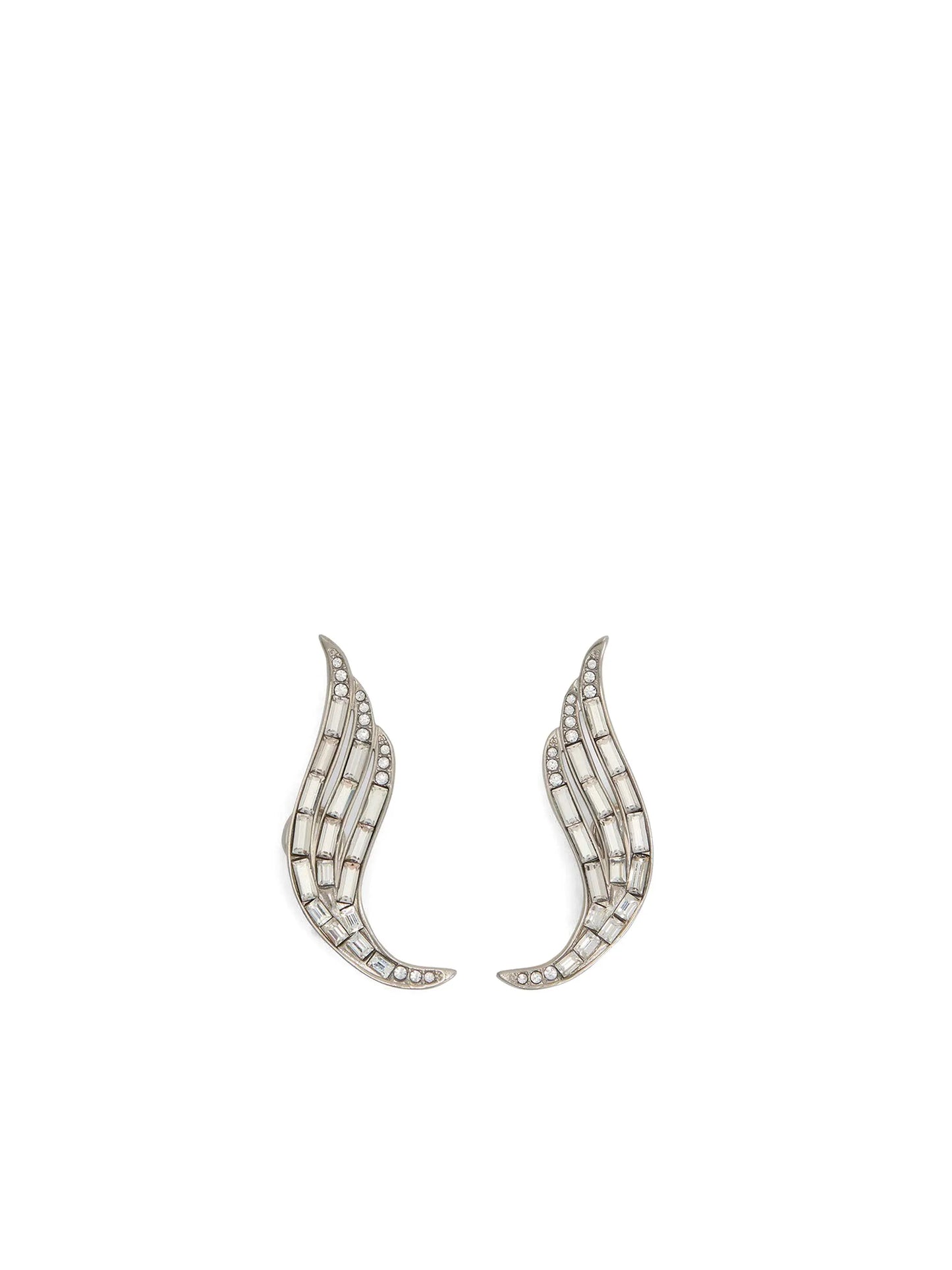 wing-shaped earrings