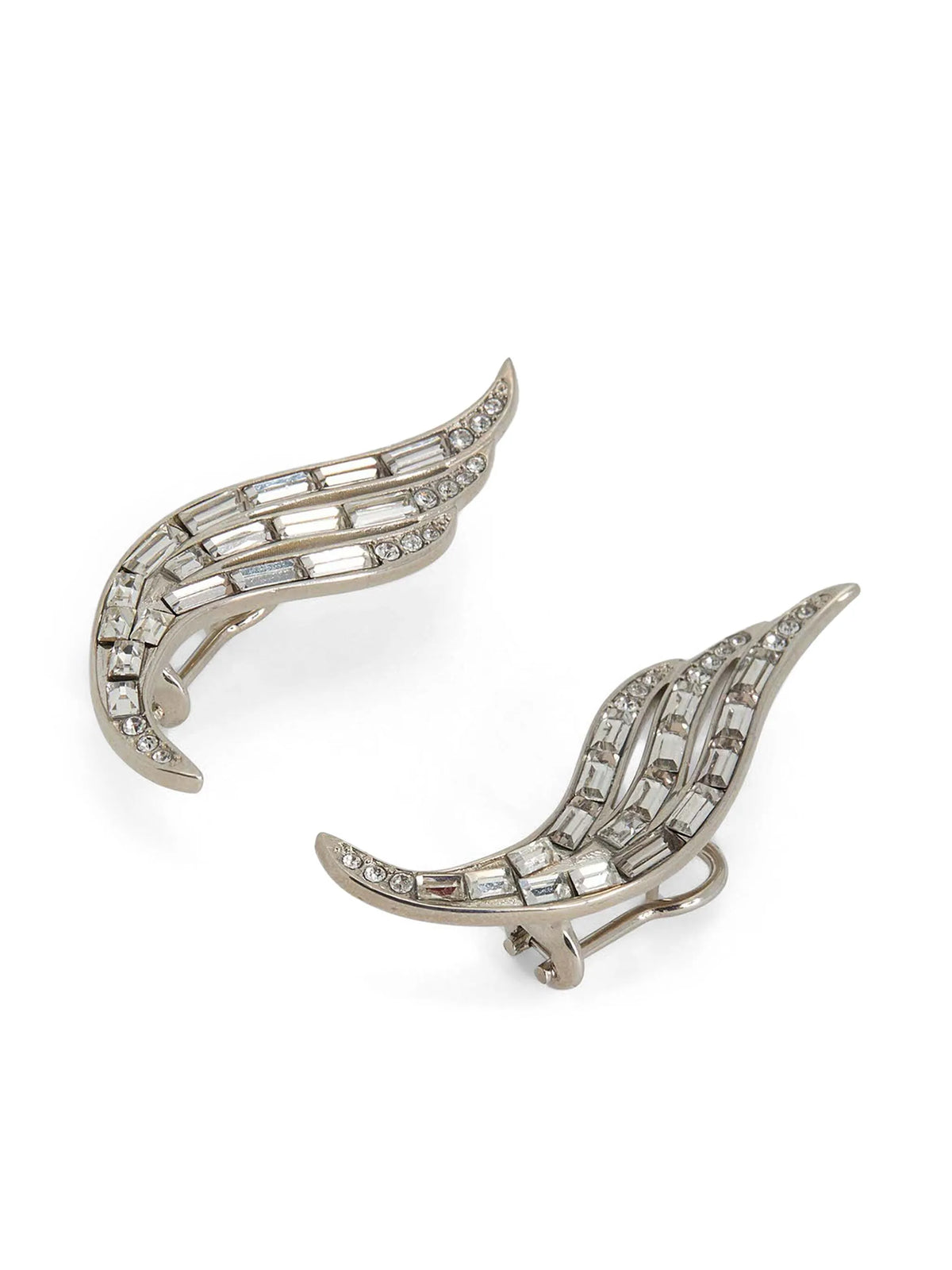 wing-shaped earrings