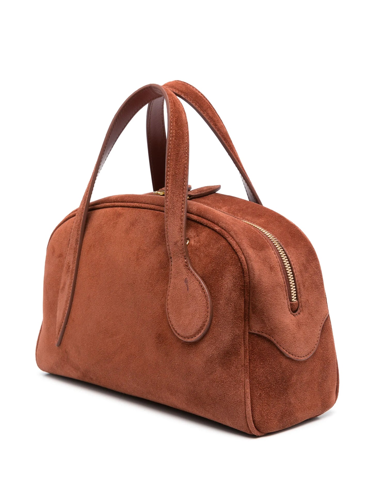 suede tote bag