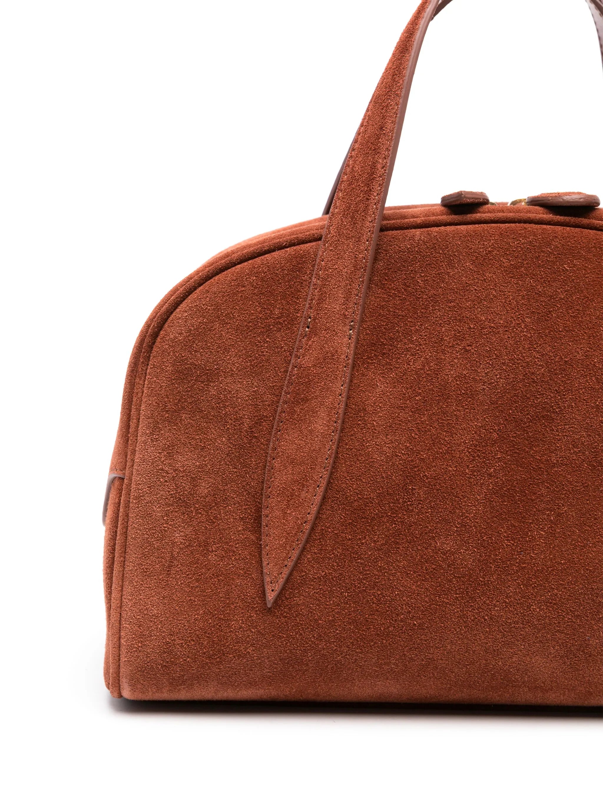 suede tote bag