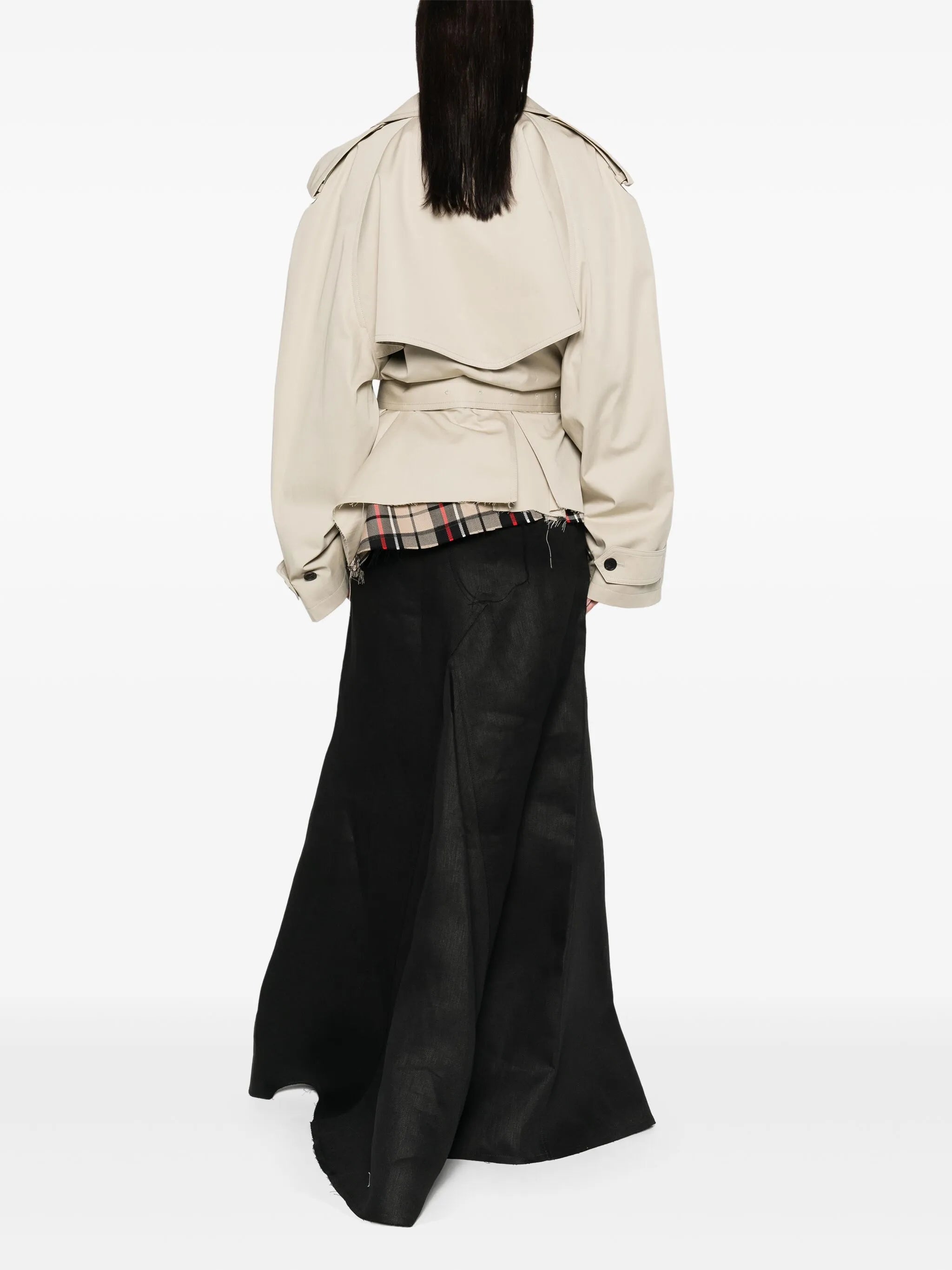 cropped trench coat