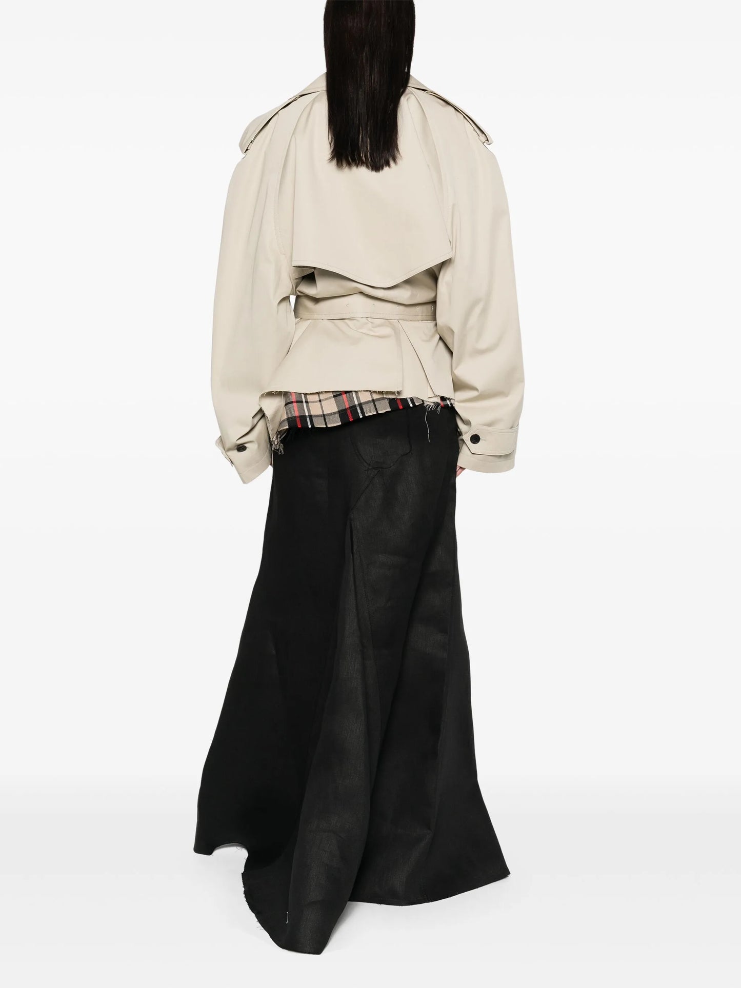 cropped trench coat
