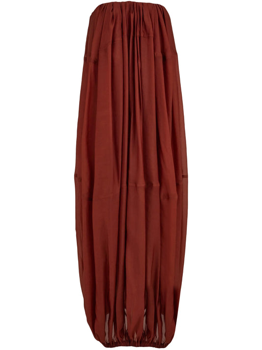 bustier maxi dress