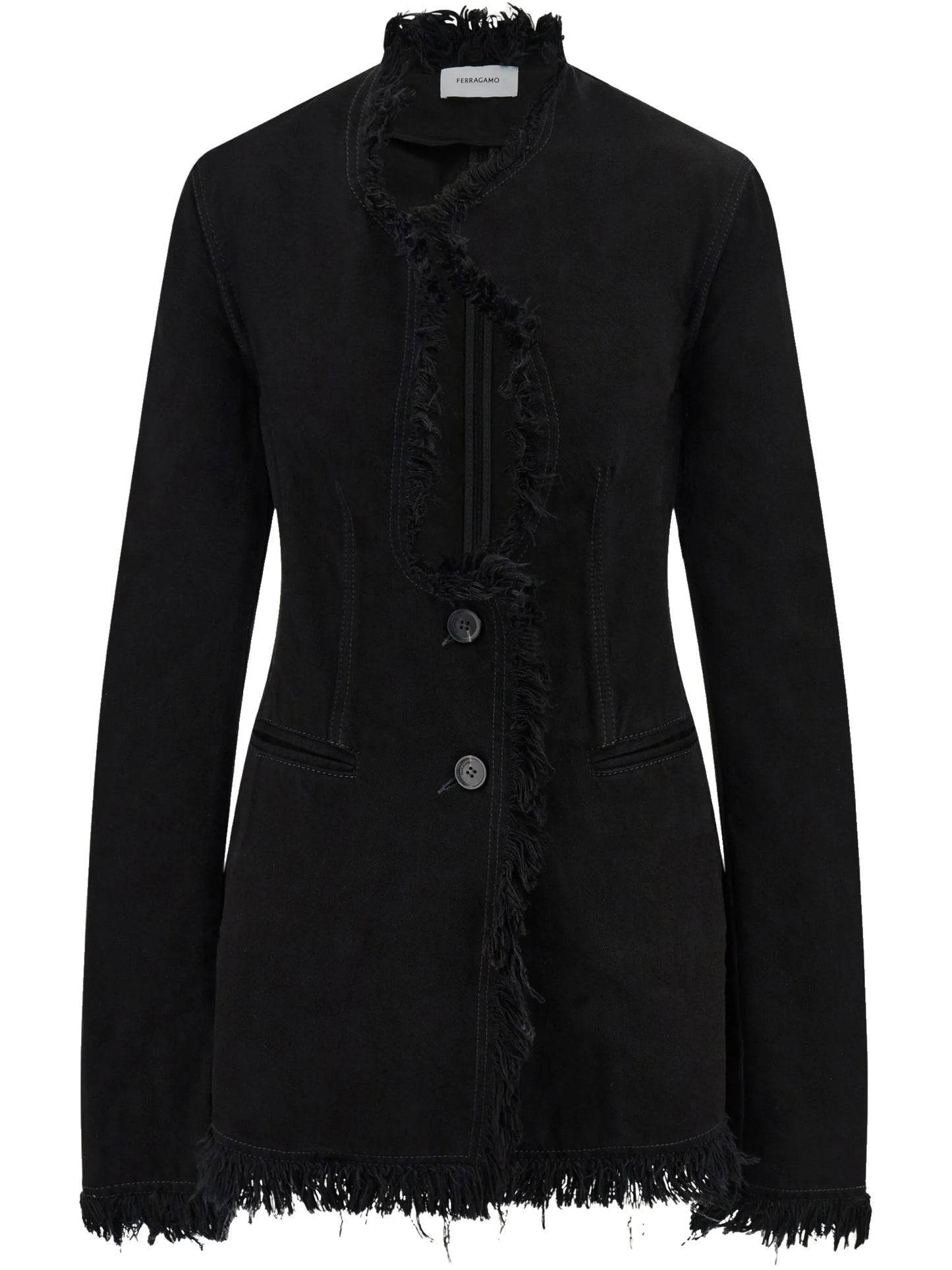 fringed blazer