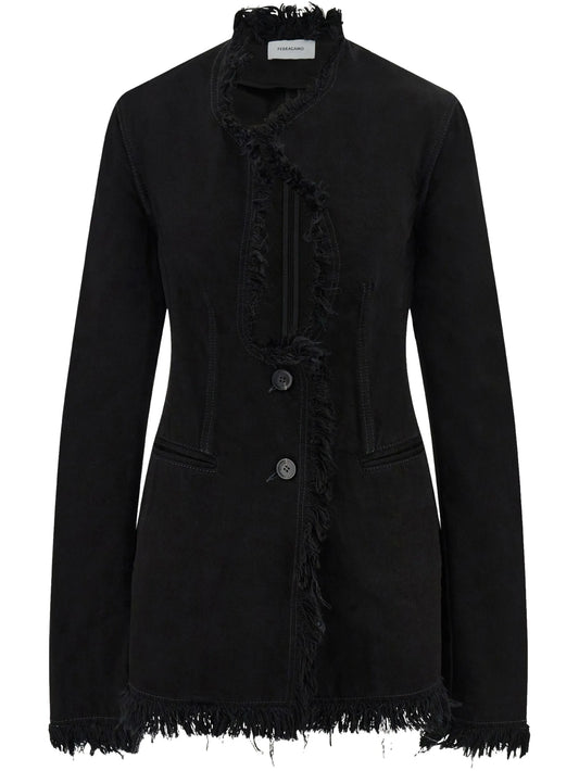fringed blazer