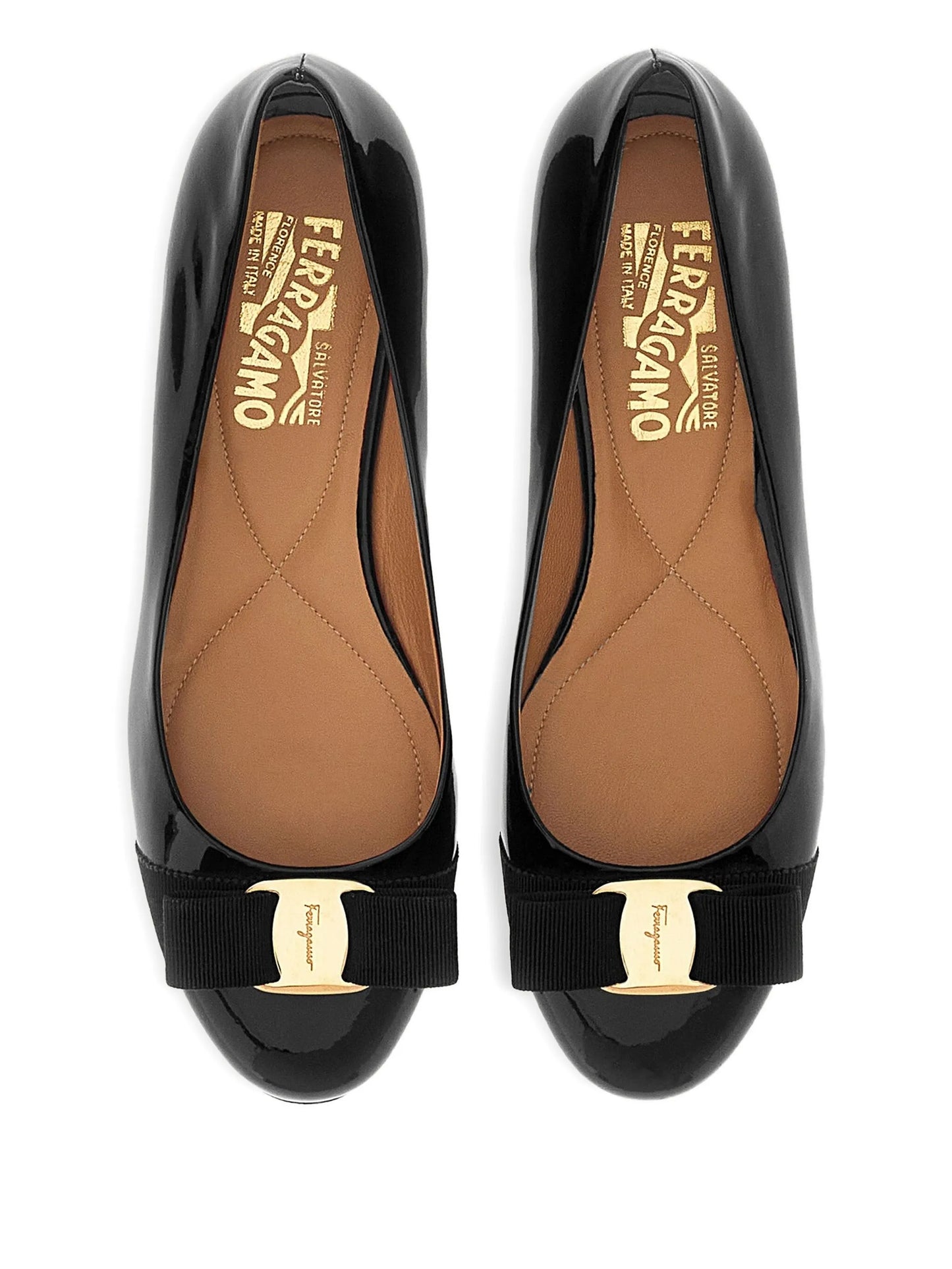Varina patent ballet flats