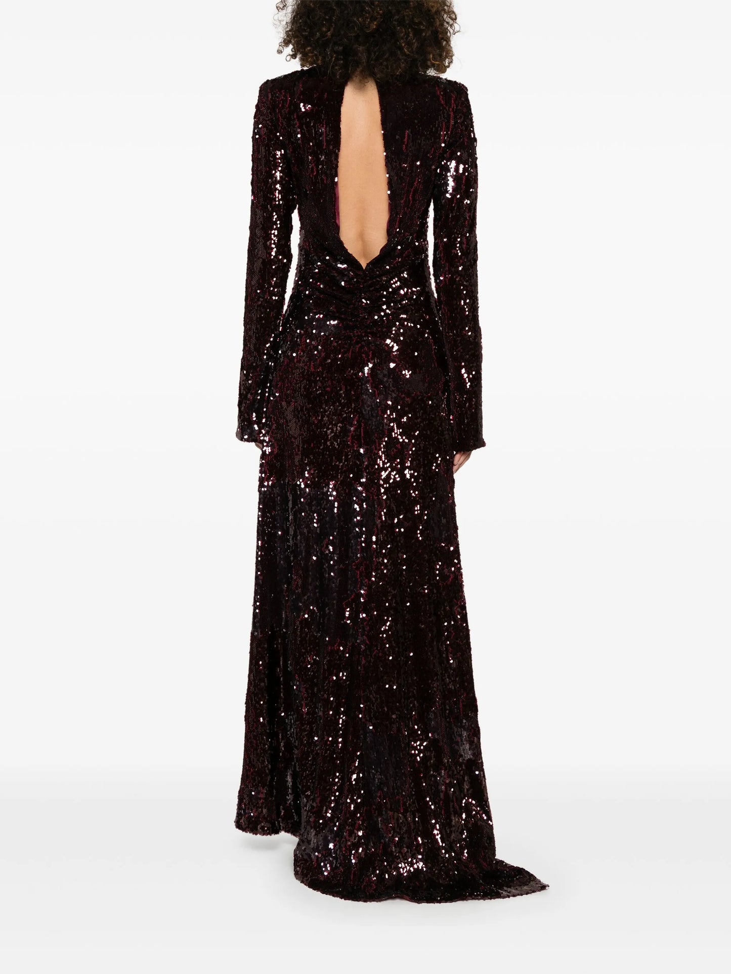sequin-embellished maxi dress