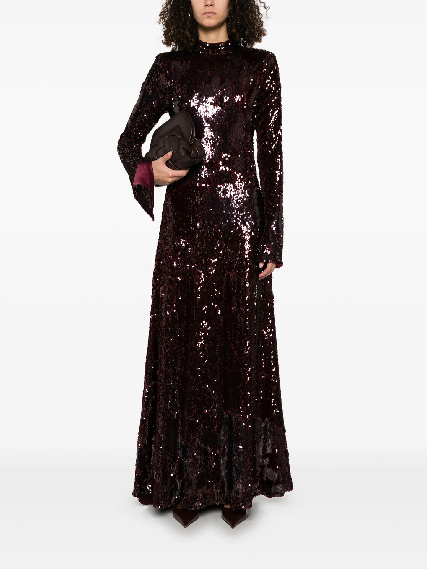 sequin-embellished maxi dress