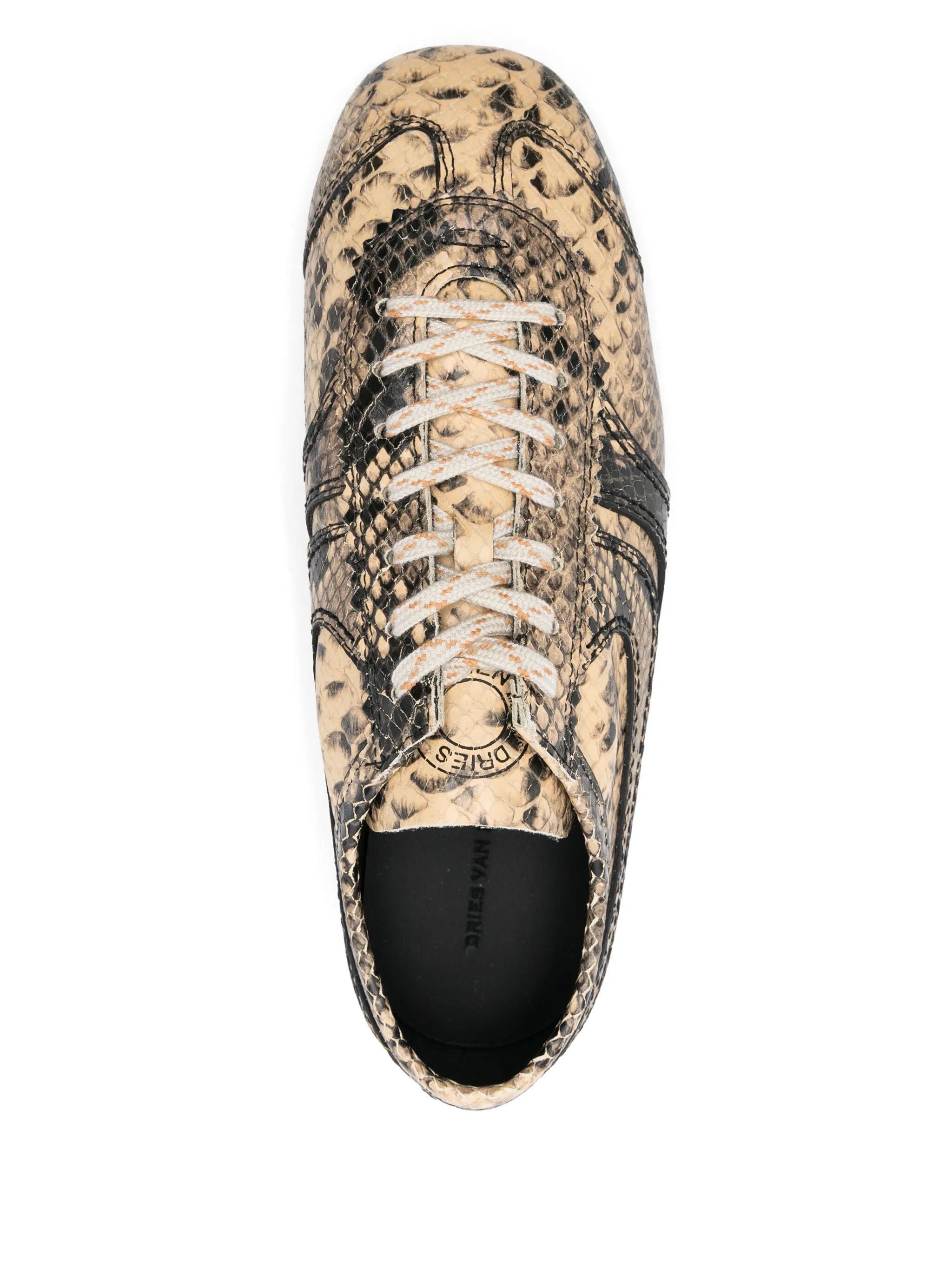 snakeskin-effect sneakers
