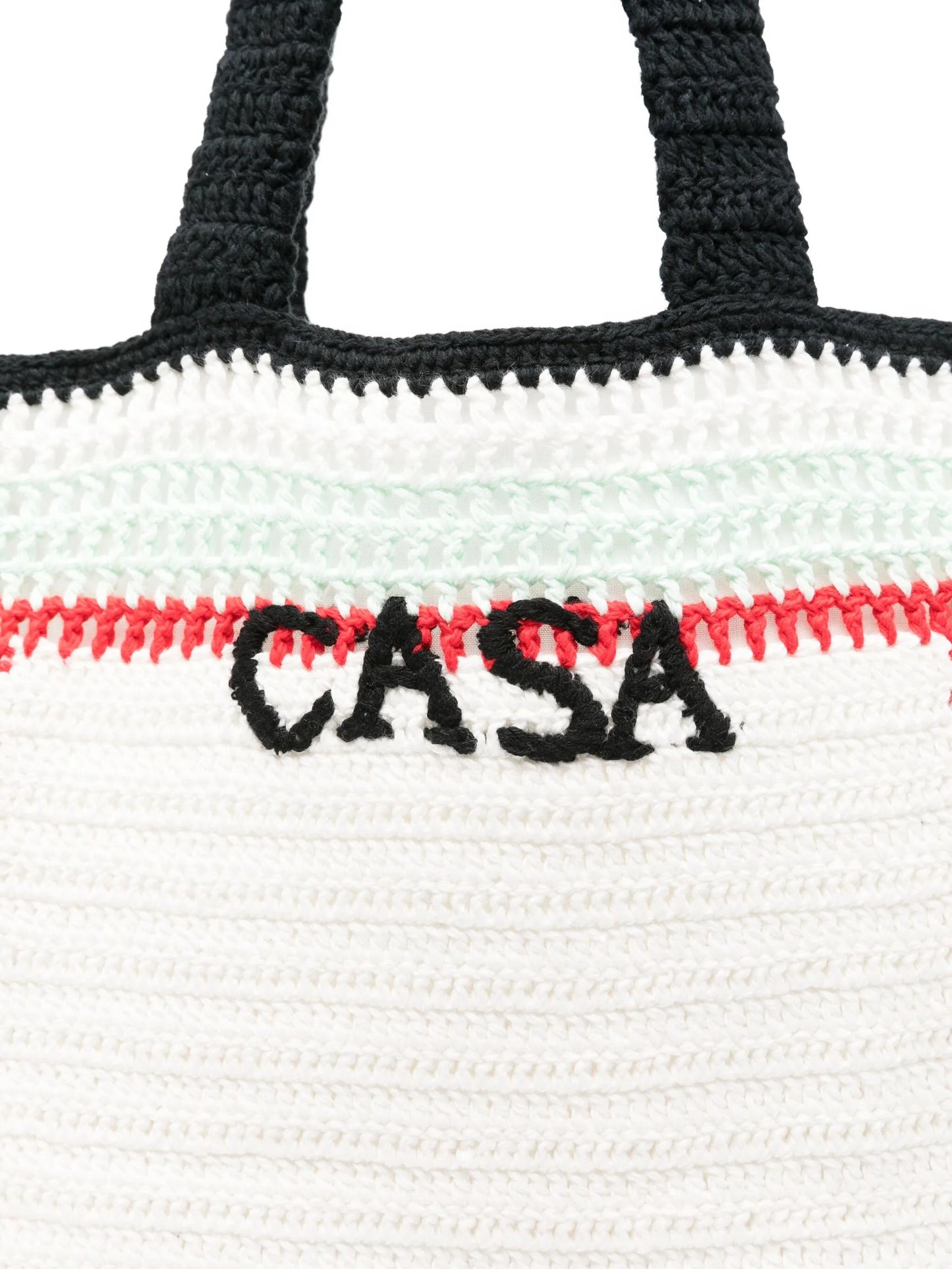 logo-embroidered tote bag