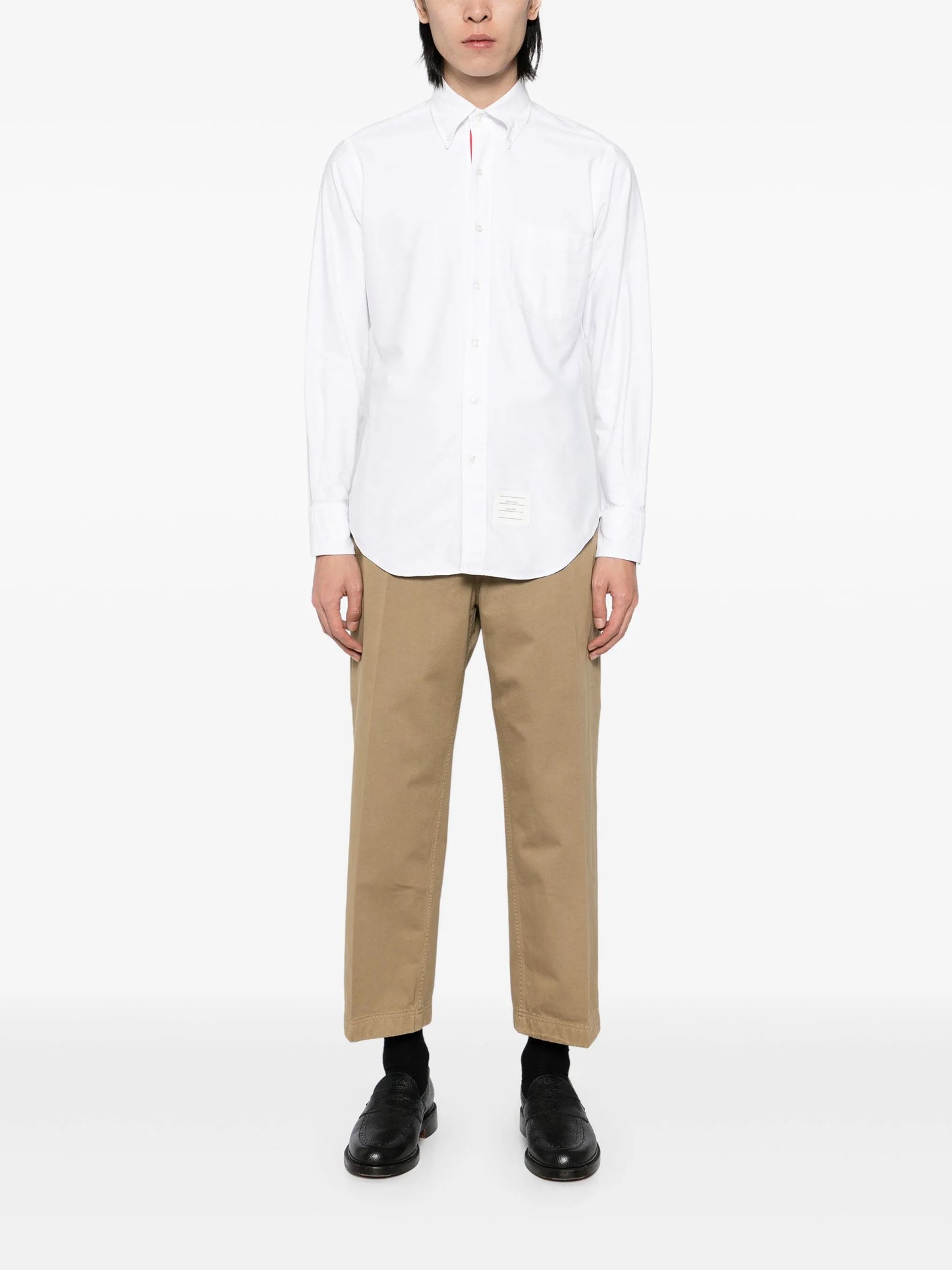 straight-leg trousers