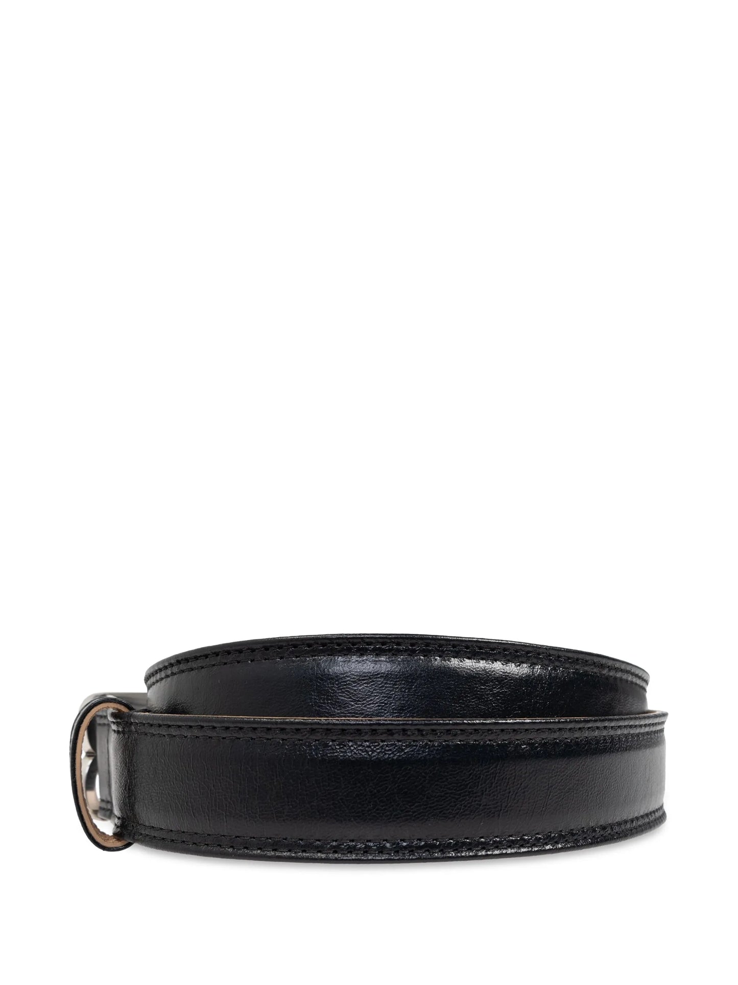 logo-buckle belt