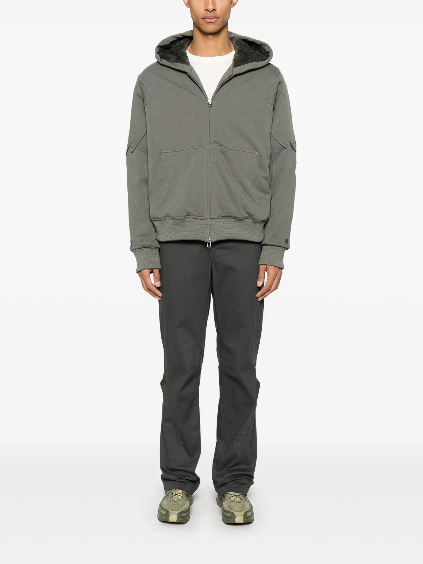 x Fox sherpa zip-up hoodie